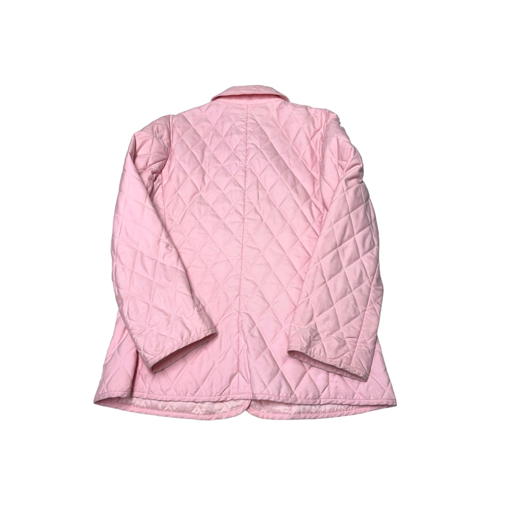 Brooks Brothers Brooks Brothers 346 Pink Quilted Jacket Womens Size 6 Button Coat Junior? No Size M / US 6-8 / IT 42-44 - 3 Thumbnail