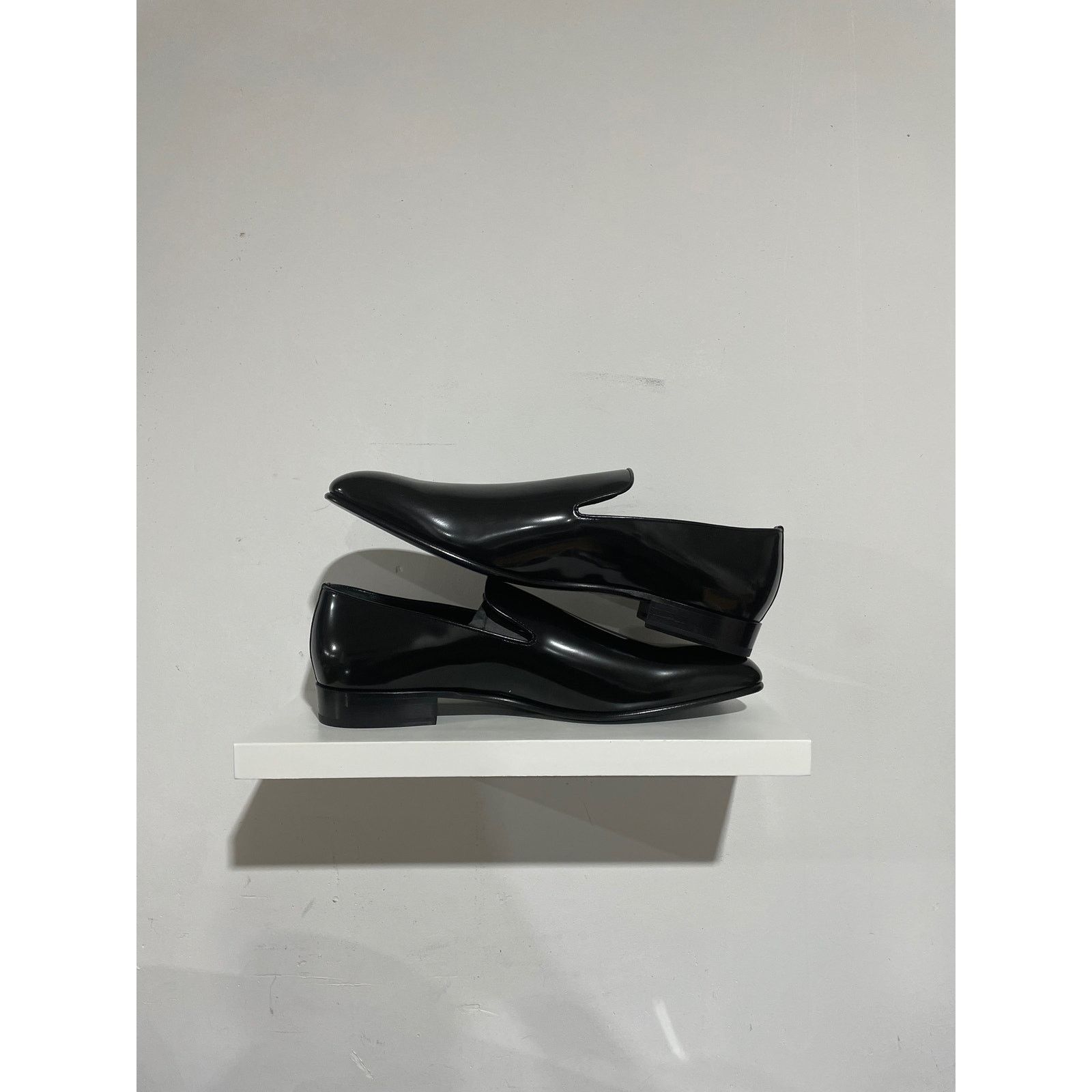 Stuart Weitzman STUART WEITZMAN BLACK LOAFER Size US 15 / EU 48 - 1 Thumbnail