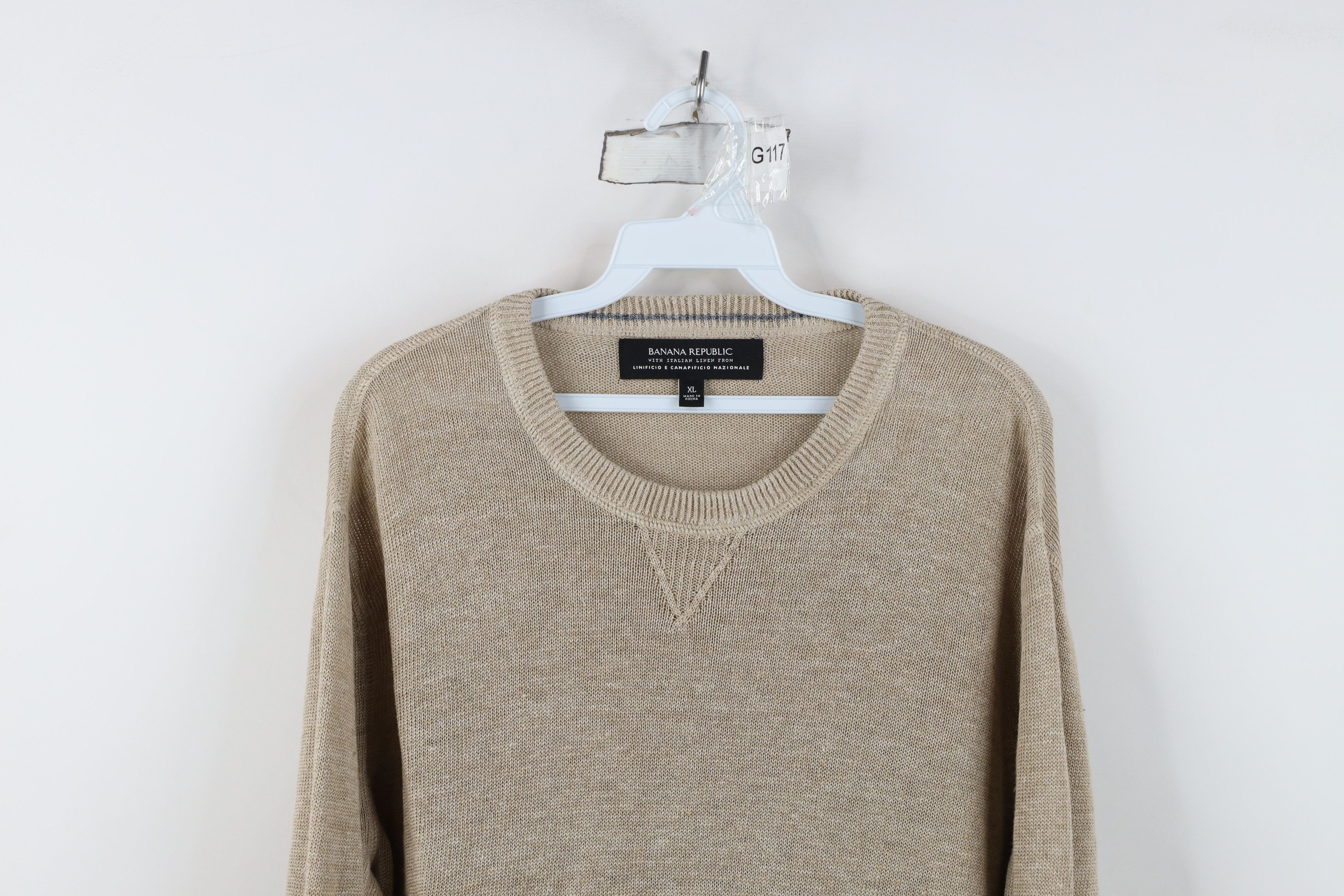 Banana Republic Banana Republic E Canapificio Nazionale Knit Sweater Size US XL / EU 56 / 4 - 2 Thumbnail