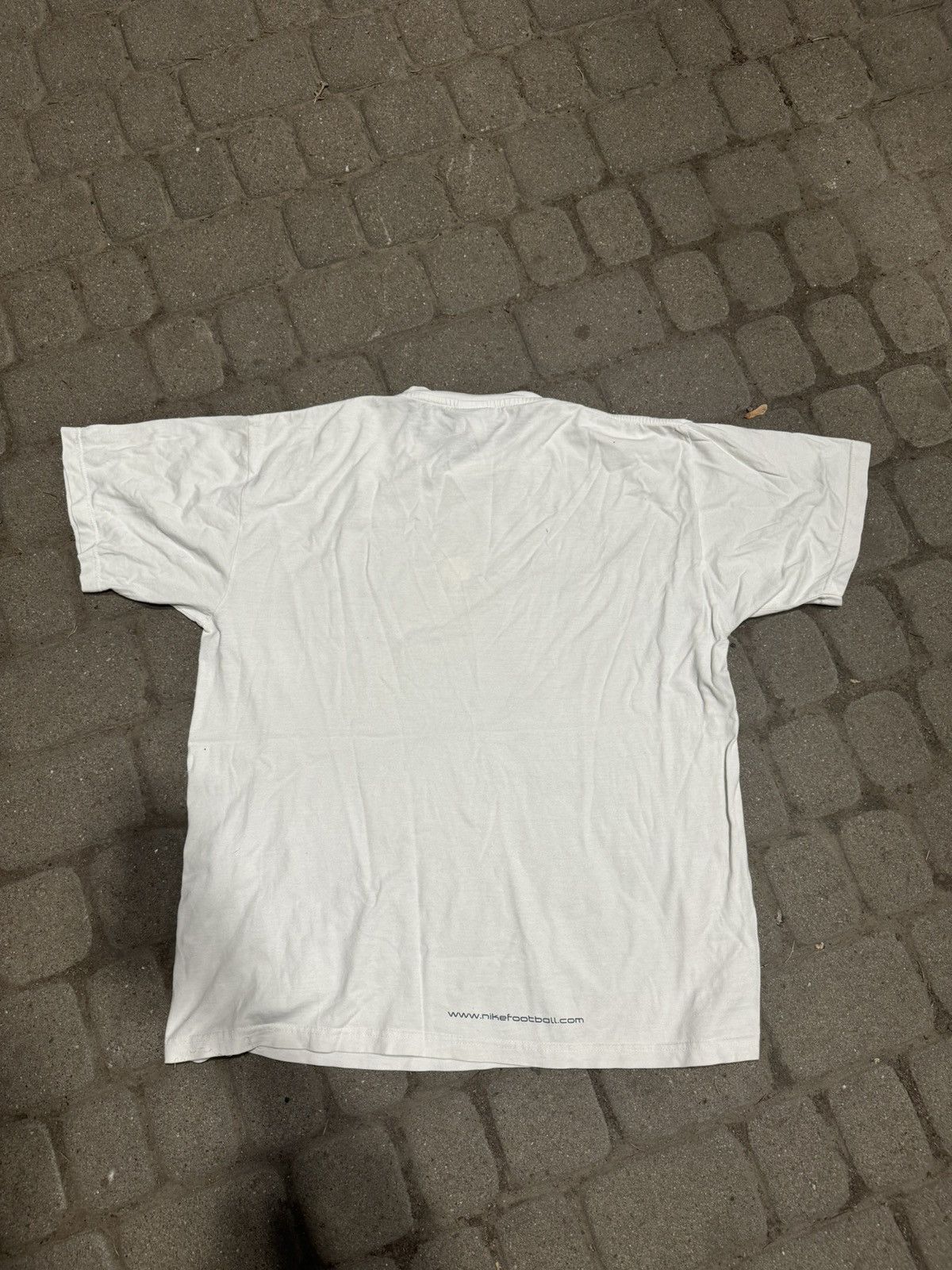 Nike × Vintage Vintage Y2K Nike Football Logo Swoosh Drill T shirt Size US XL / EU 56 / 4 - 8 Thumbnail