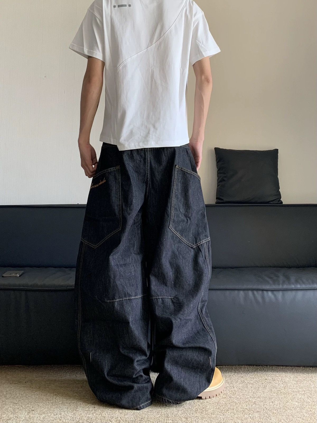 Designer × Vintage Retro punk pants Size US 32 / EU 48 - 2 Thumbnail