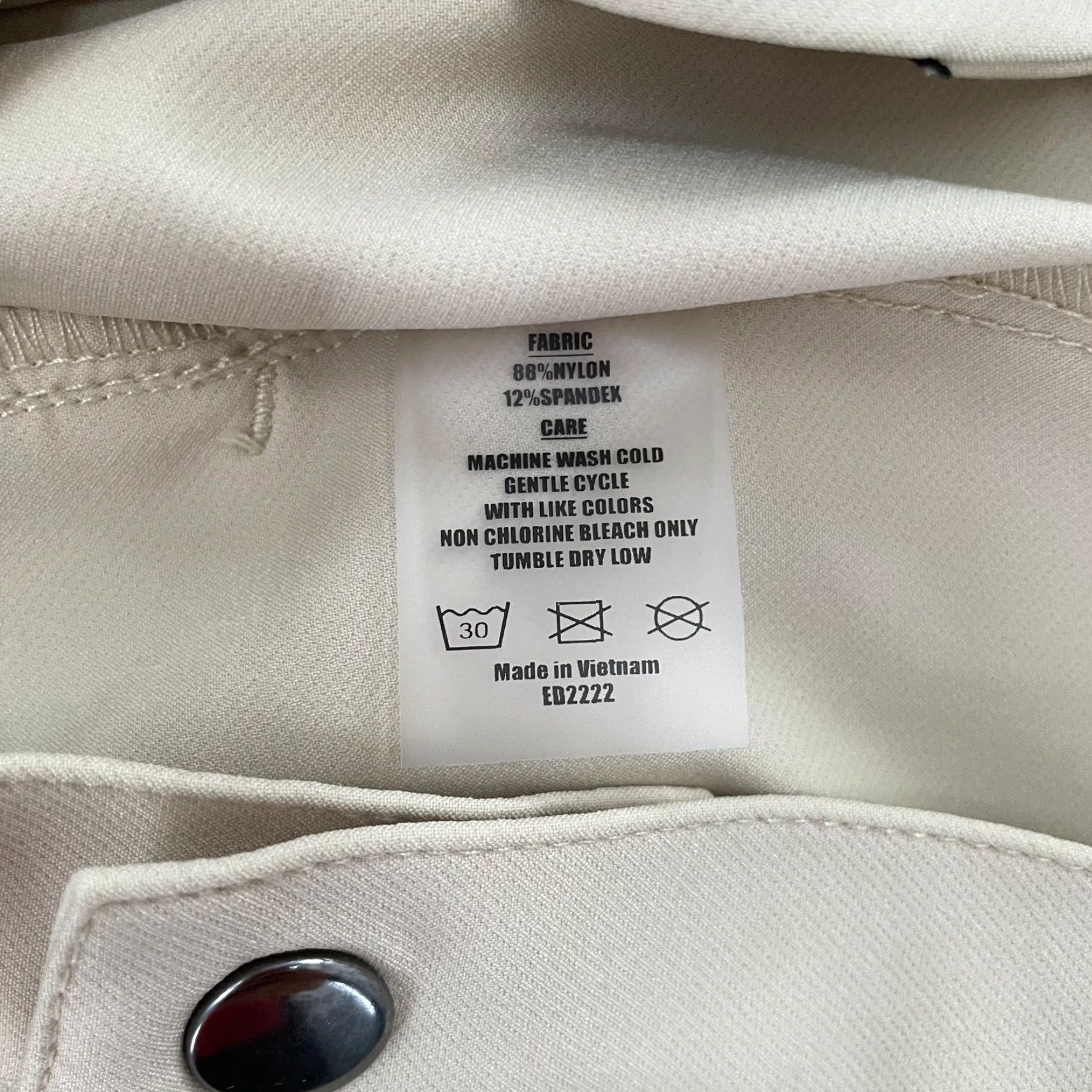 Vintage STATE & LIBERTY Performance Chino Shorts Adult 40 Beige Stretch Athletic Mens Size US 40 / EU 56 - 5 Thumbnail