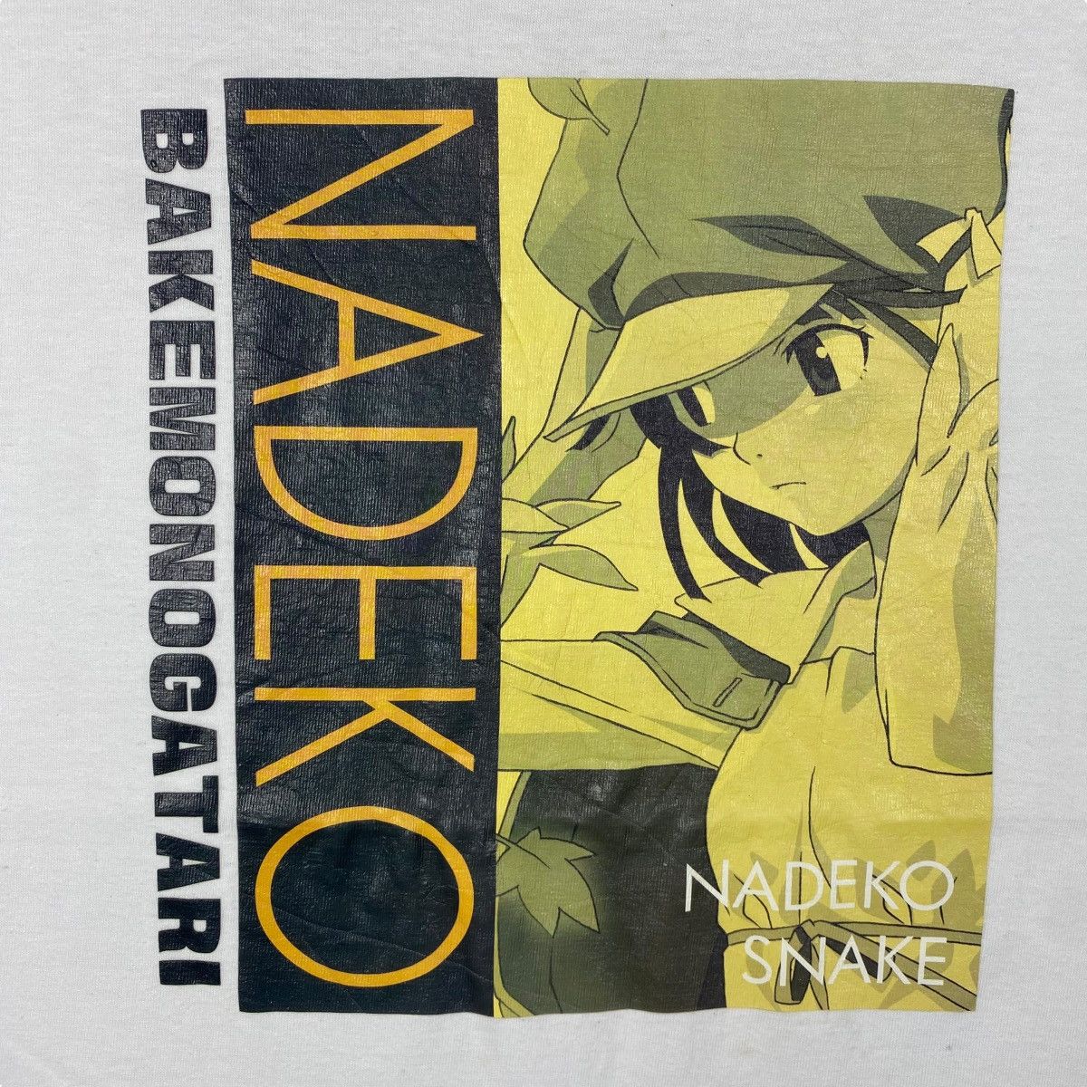 BAKEMONOGATARI Nadeko Snake Anime Manga Tee Shirt Free Size