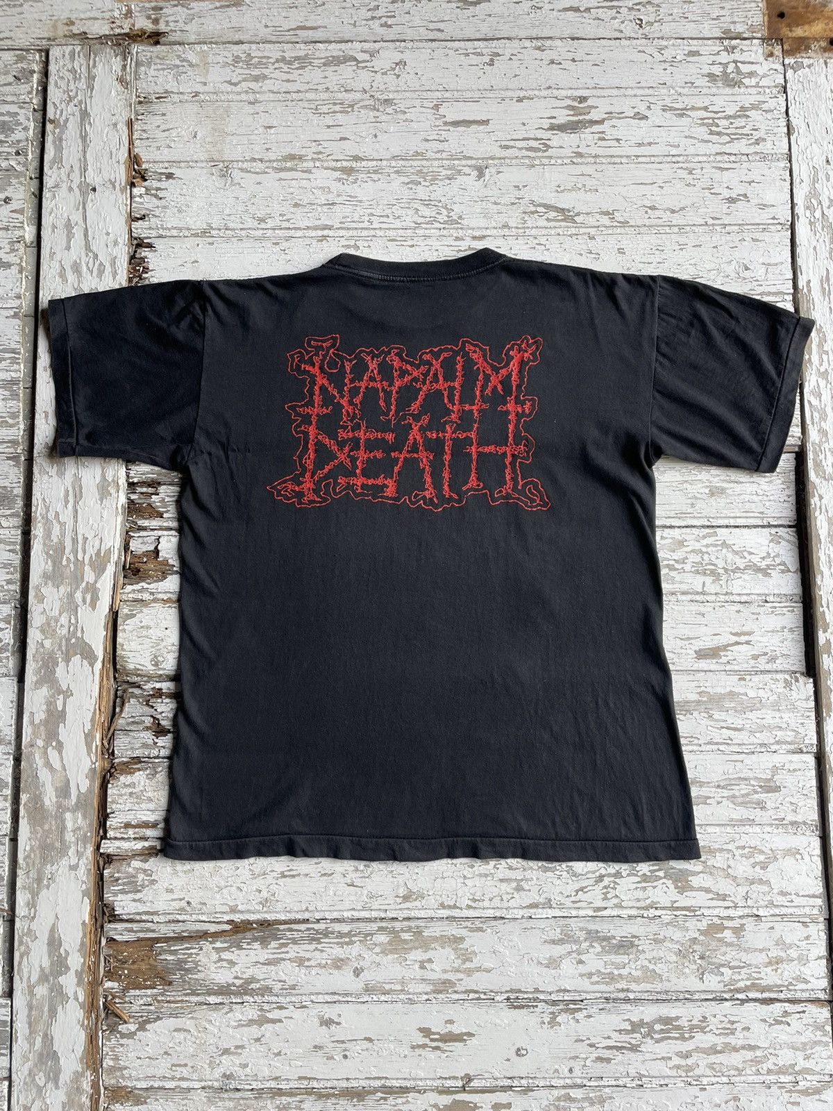 Napalm Death Rise Above ヴィンテージTシャツ L Napalm Death Rise Above ヴィンテージTシャツ L Napalm Death