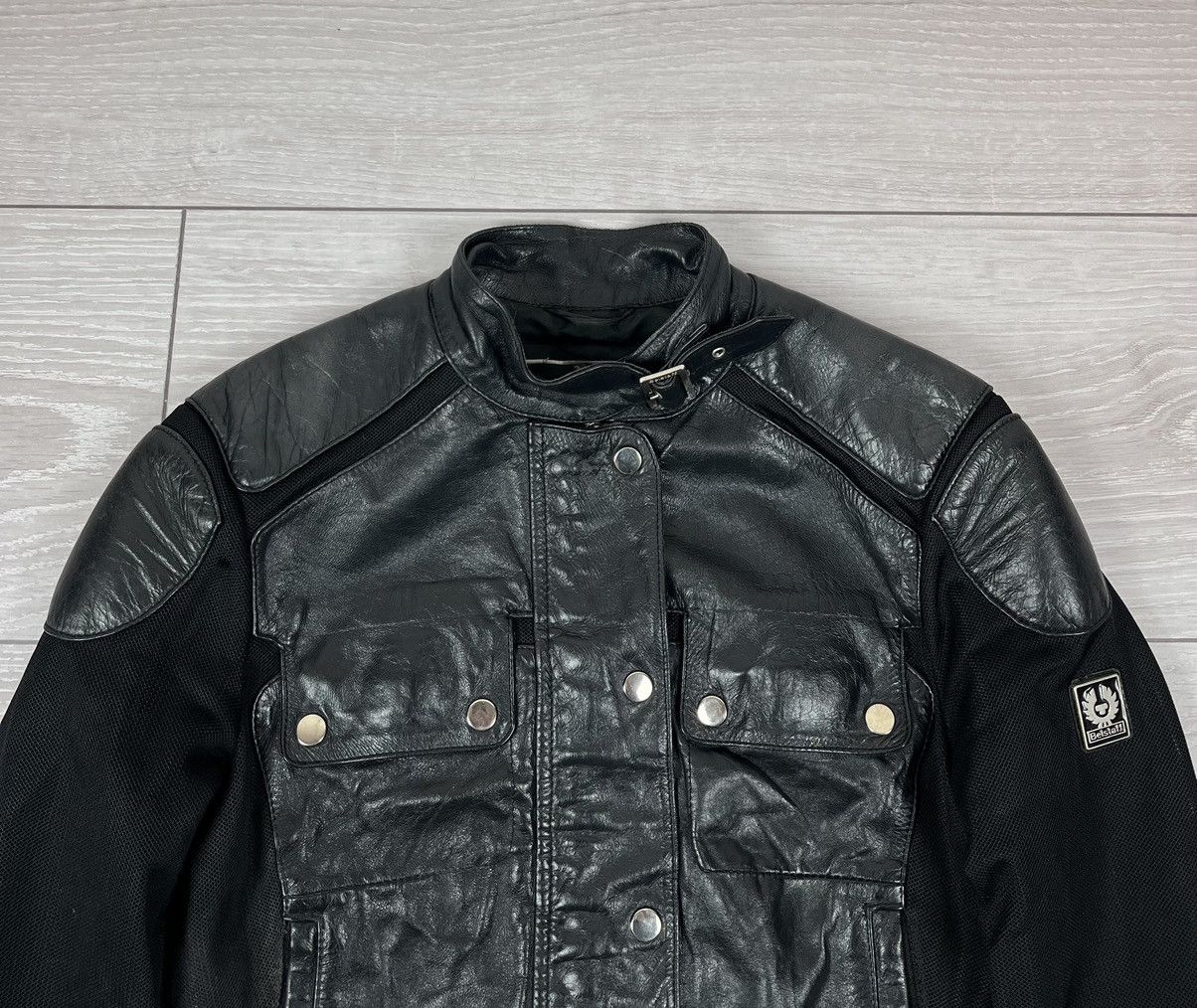 Belstaff Belstaff Vintage Black Leather Biker Moto Jacket Size M / US 6-8 / IT 42-44 - 6 Thumbnail
