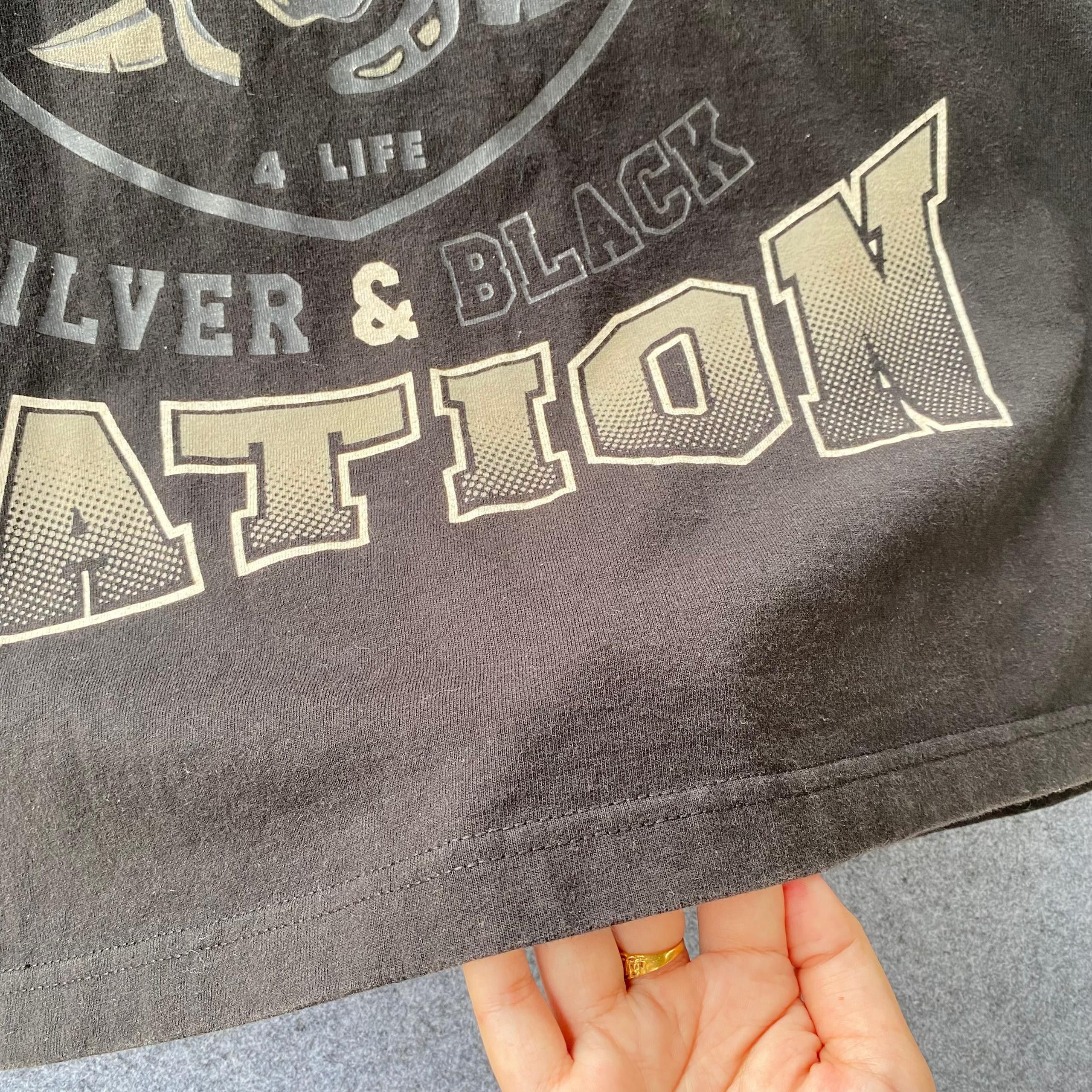Rider Boot Co. Vintage Raiders Nation NBA Tshirt Size US XXL / EU 58 / 5 - 4 Thumbnail