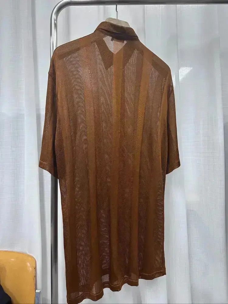 Raf Simons Raf Simons 18ss Mesh Clone Print Shirt-2507 Size US S / EU 44-46 / 1 - 8 Thumbnail
