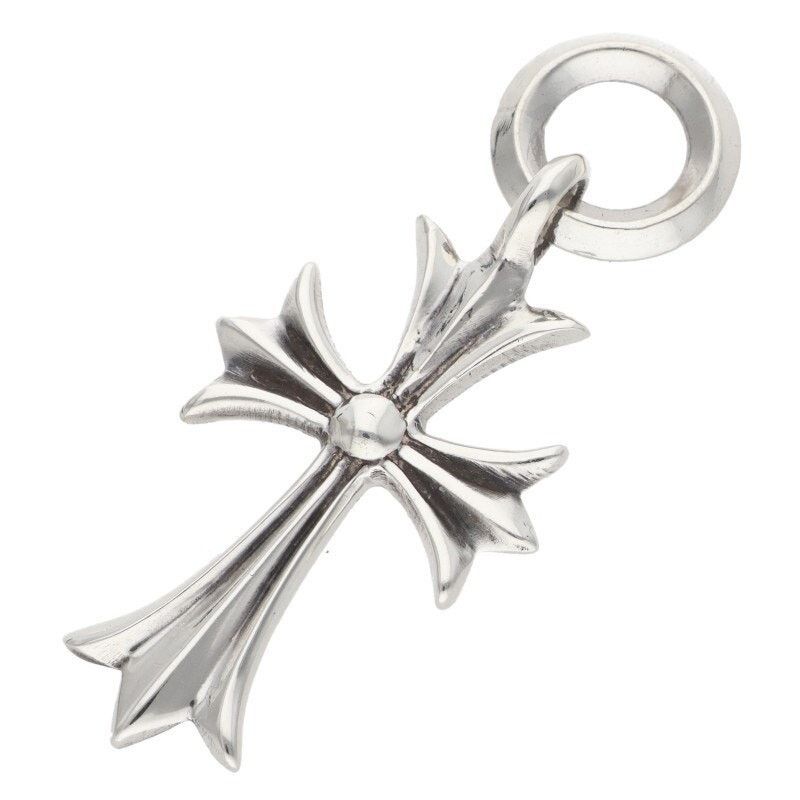 Chrome Hearts Chrome Hearts Tiny CH Cross Silver Necklace Size ONE SIZE - 1 Thumbnail