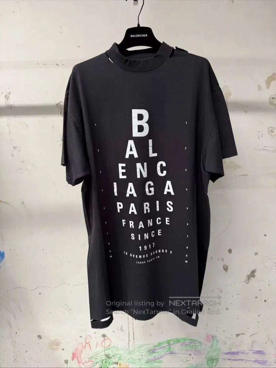 Balenciaga Balenciaga 25SS Black Vision Test Tee. Size US XS / EU 42 / 0 - 1 Thumbnail