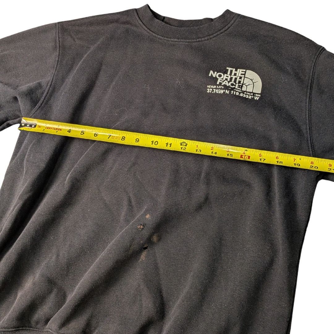 The North Face The North Face Distressed Logo Graphic Crewneck Sweatshirt Size US M / EU 48-50 / 2 - 4 Thumbnail