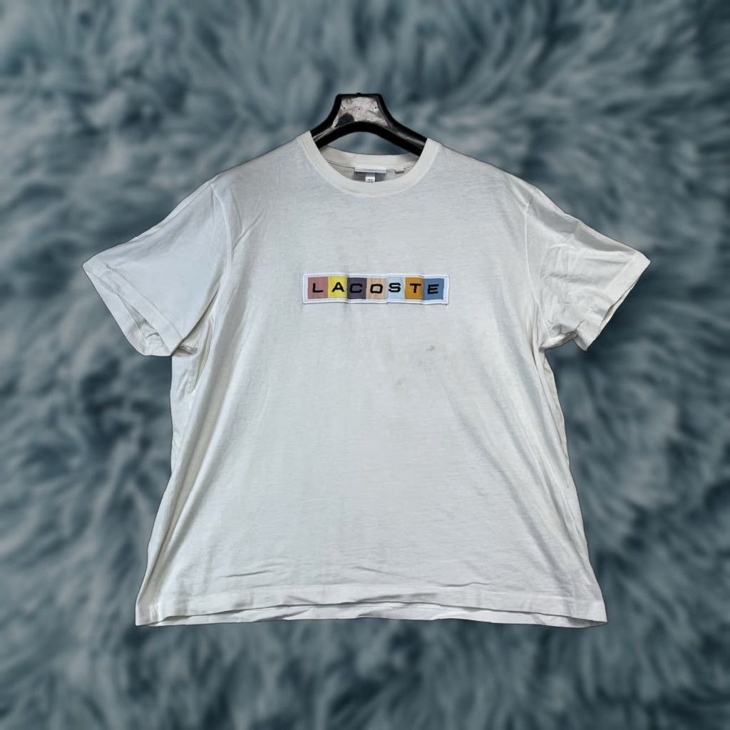 Lacoste Lacoste T-Shirt White 3XL Mens Cotton Shirt FR 8 See Pics Patch Spellout Patch See Pics Mens White 3XL Size US XXL / EU 58 / 5 - 1 Thumbnail