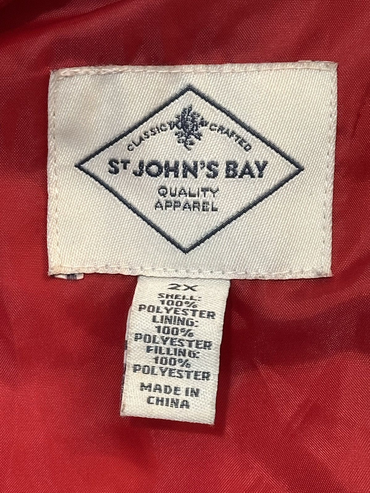 St. Johns Bay St. Johns Bay Quilted Puffer Vest Size XXL / US 16-18 / IT 52-54 - 8 Thumbnail