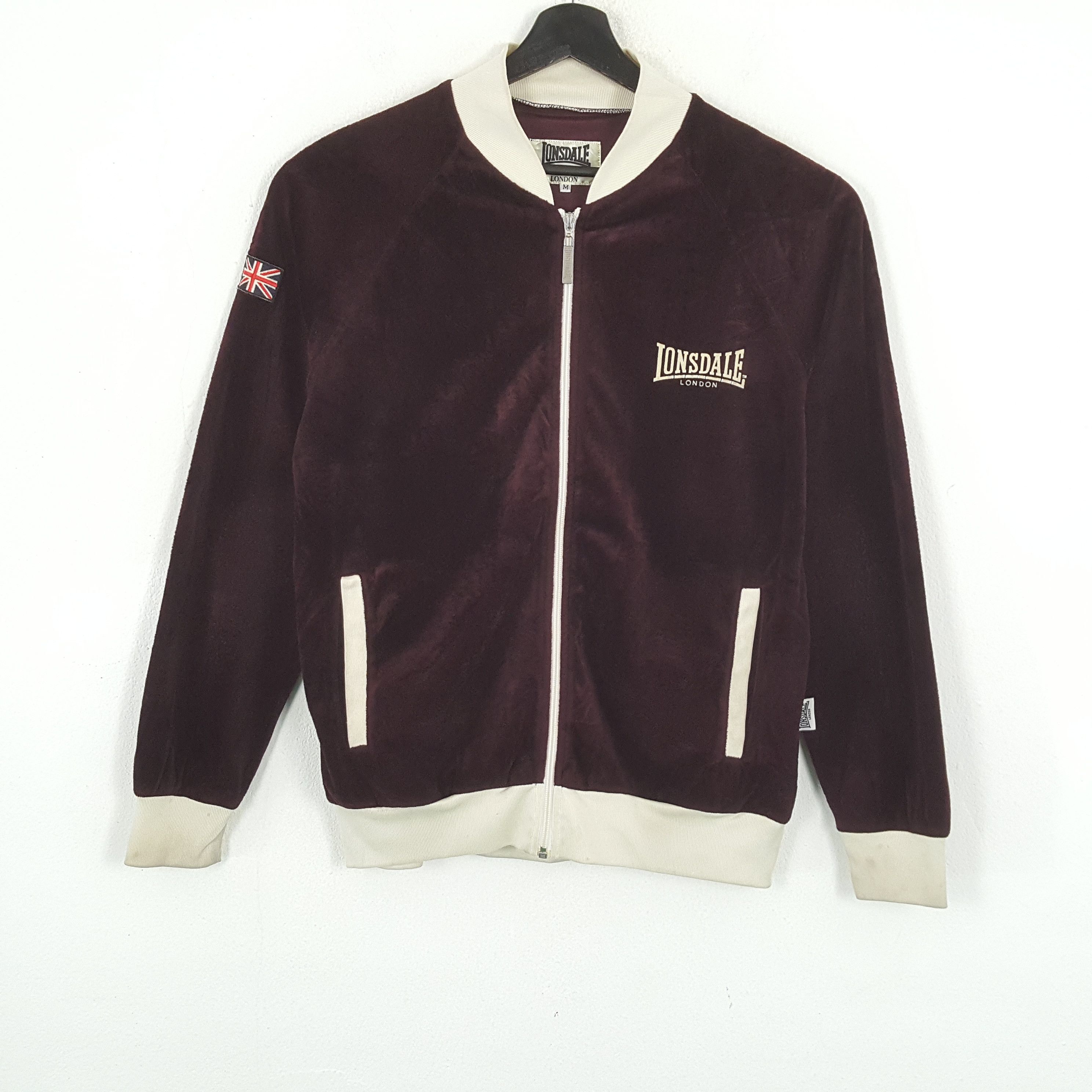 Lonsdale × Vintage LONSDALE LONDON Fashion Brand Sweater Jacket Size US M / EU 48-50 / 2 - 1 Thumbnail