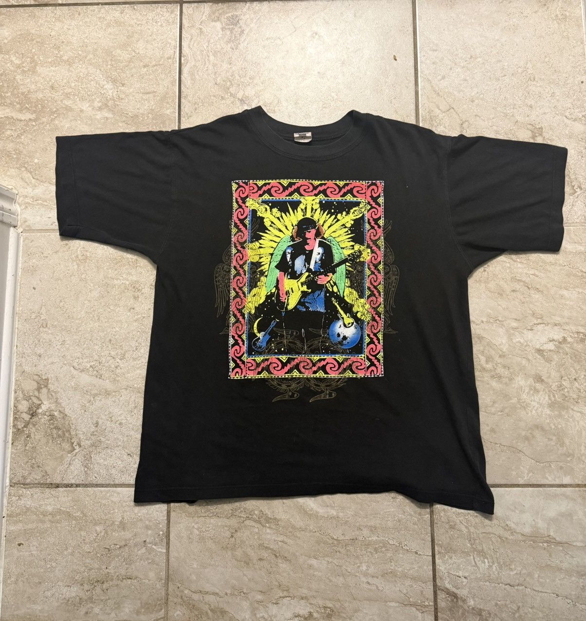 Other Carlos Santana vintage 1994 World tour tee Size US L / EU 52-54 / 3 - 1 Thumbnail