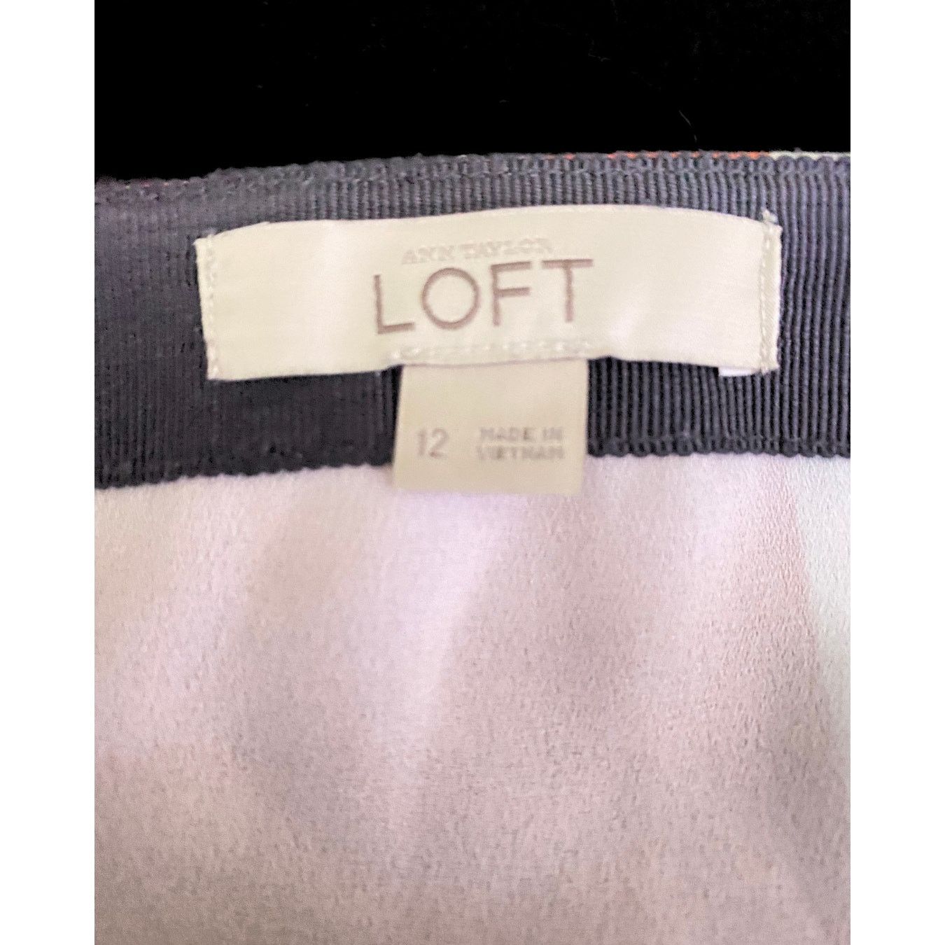 Ann Taylor Ann Taylor LOFT Striped Skirt Size 34" / US 12 / IT 48 - 7 Thumbnail