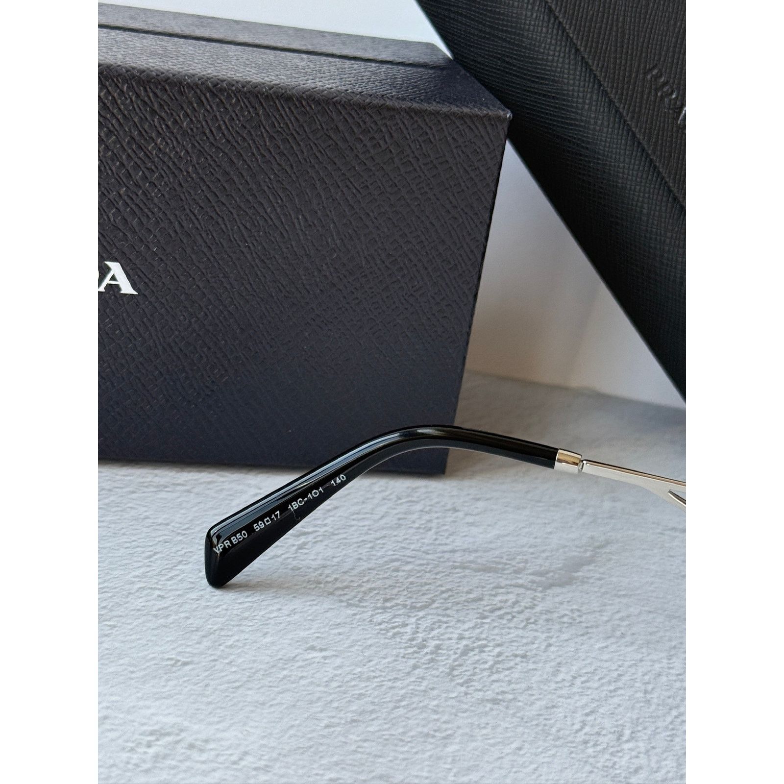 Prada NEW Prada PR B50V Silver Pilot Aviator Eyeglasses Frames Size ONE SIZE - 7 Thumbnail