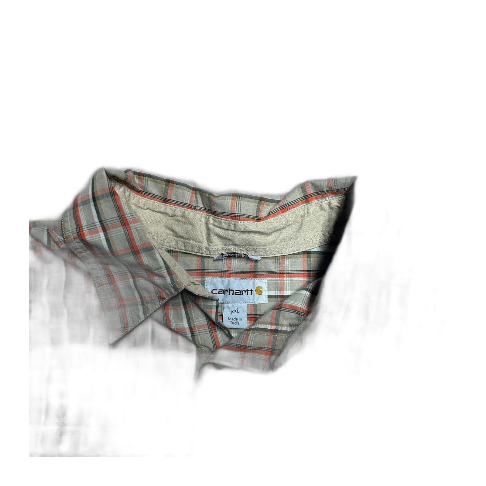 Carhartt Carhartt Force 2XL Button UP Plaid Shirt Size US XXL / EU 58 / 5 - 4 Thumbnail