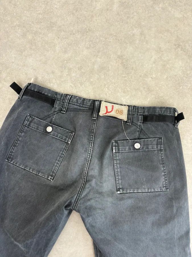 Armani AW2005 Armani Bondage Large Navy Flared Pants Size US 34 / EU 50 - 7 Thumbnail
