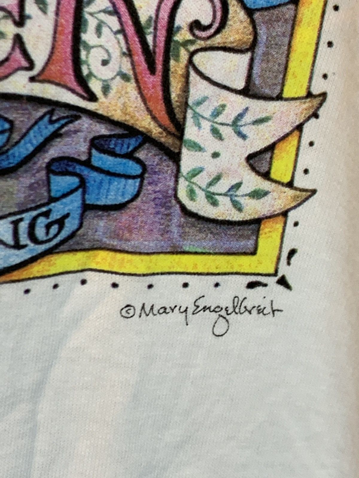 Vintage *RARE* Vintage Queen Of Everything Mary Engelbreit Art Shirt Size US L / EU 52-54 / 3 - 8 Thumbnail