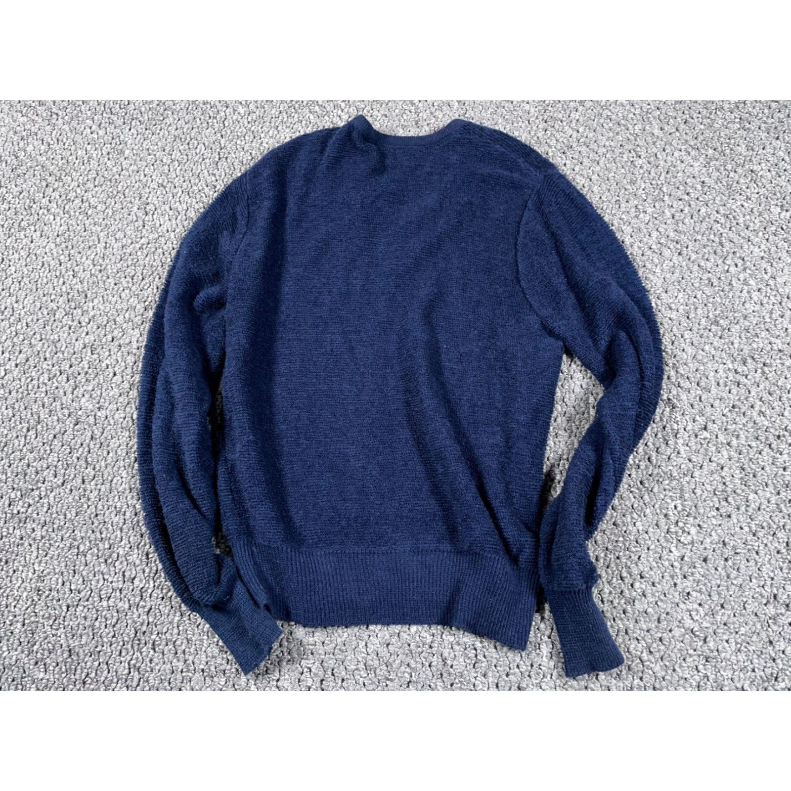 Vintage VINTAGE Brentwood Sportswear V-Neck Sweater Men L Dark Blue 80s Classic Retro Pullover Size US L / EU 52-54 / 3 - 2 Thumbnail