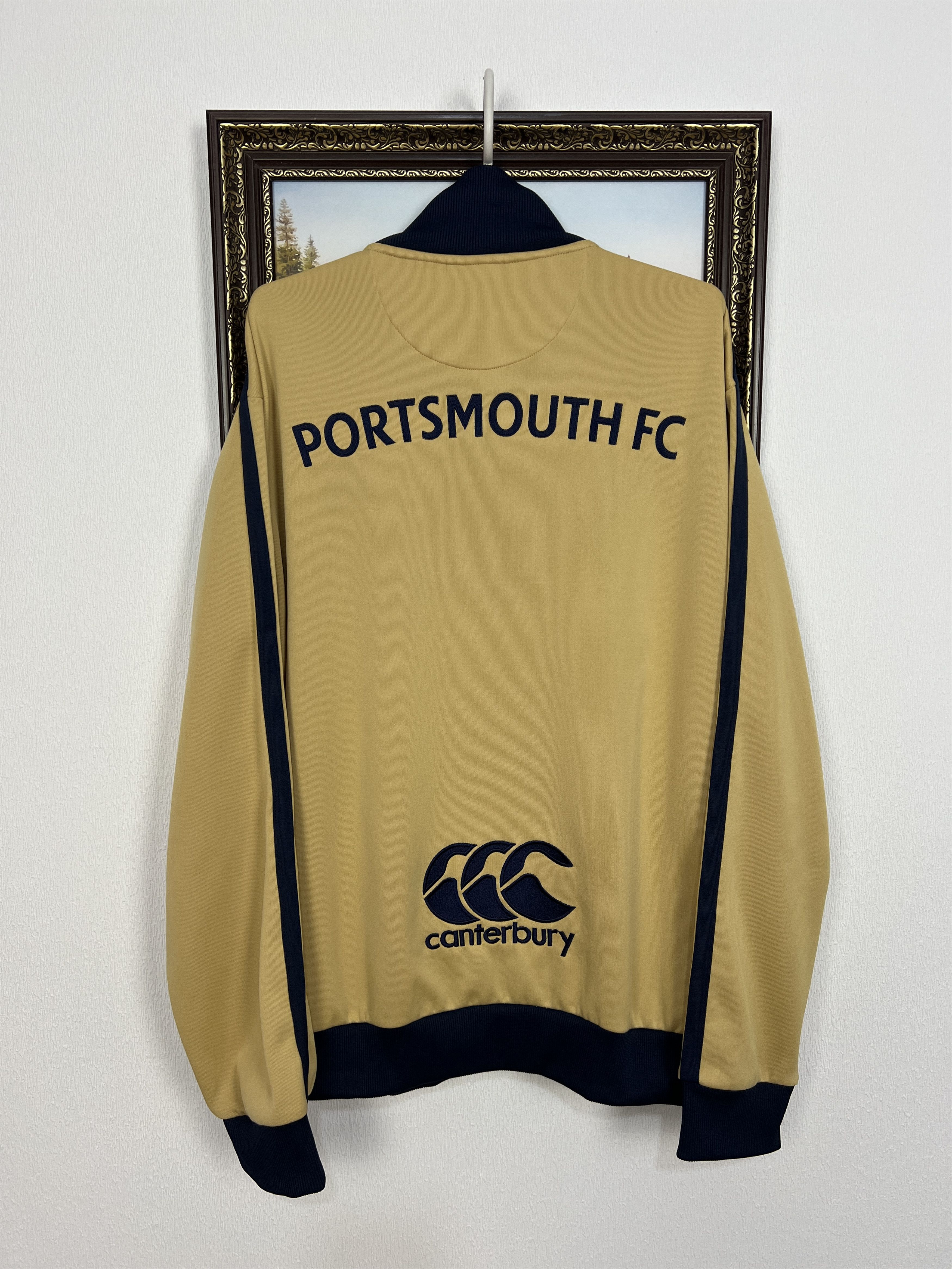 Vintage Portsmouth Football Jacket Soccer Track Top Zip Rare Size US XL / EU 56 / 4 - 10 Thumbnail
