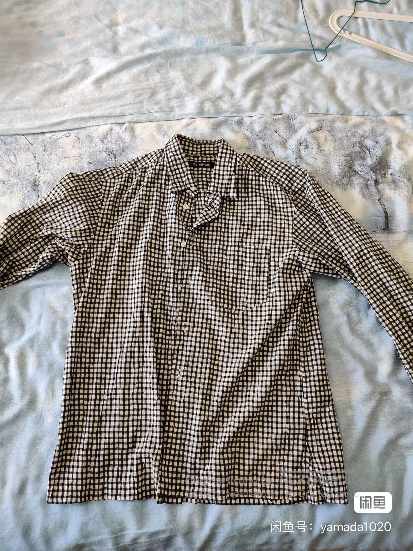 Issey Miyake Issey Miyake Black and White Shirt. Size US M / EU 48-50 / 2 - 1 Thumbnail
