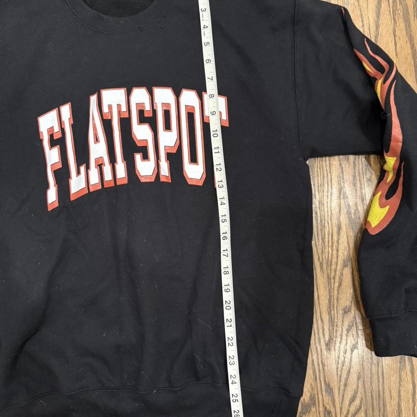 Gildan Flatspot Records - Flame Crewneck Sweatshirt - M Size US M / EU 48-50 / 2 - 4 Thumbnail