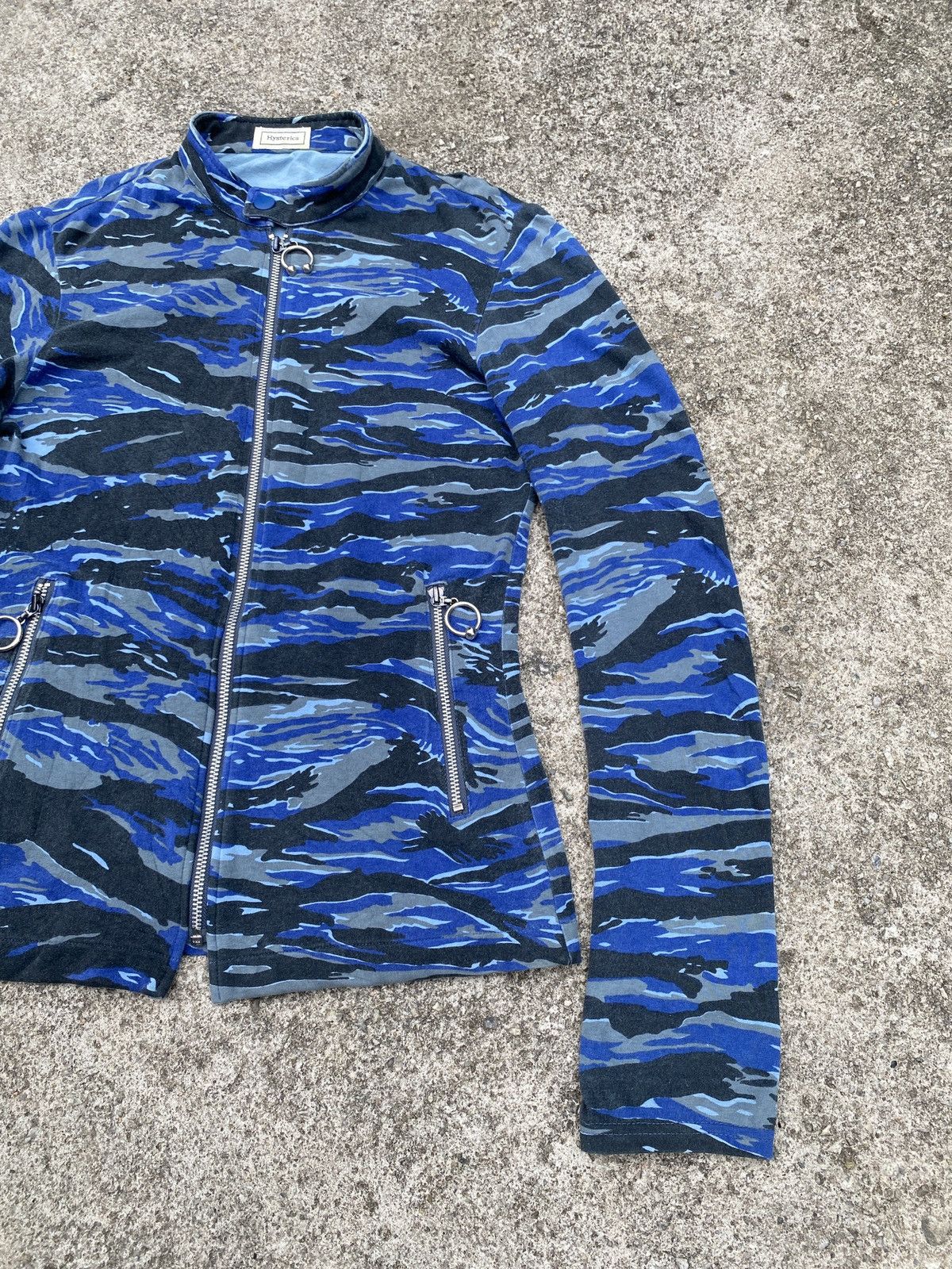 Hysteric Glamour × Japanese Brand Vintage 90s Hysterics Glamour Japan Tiger Stripe Camo Jacket Size S / US 4 / IT 40 - 4 Thumbnail