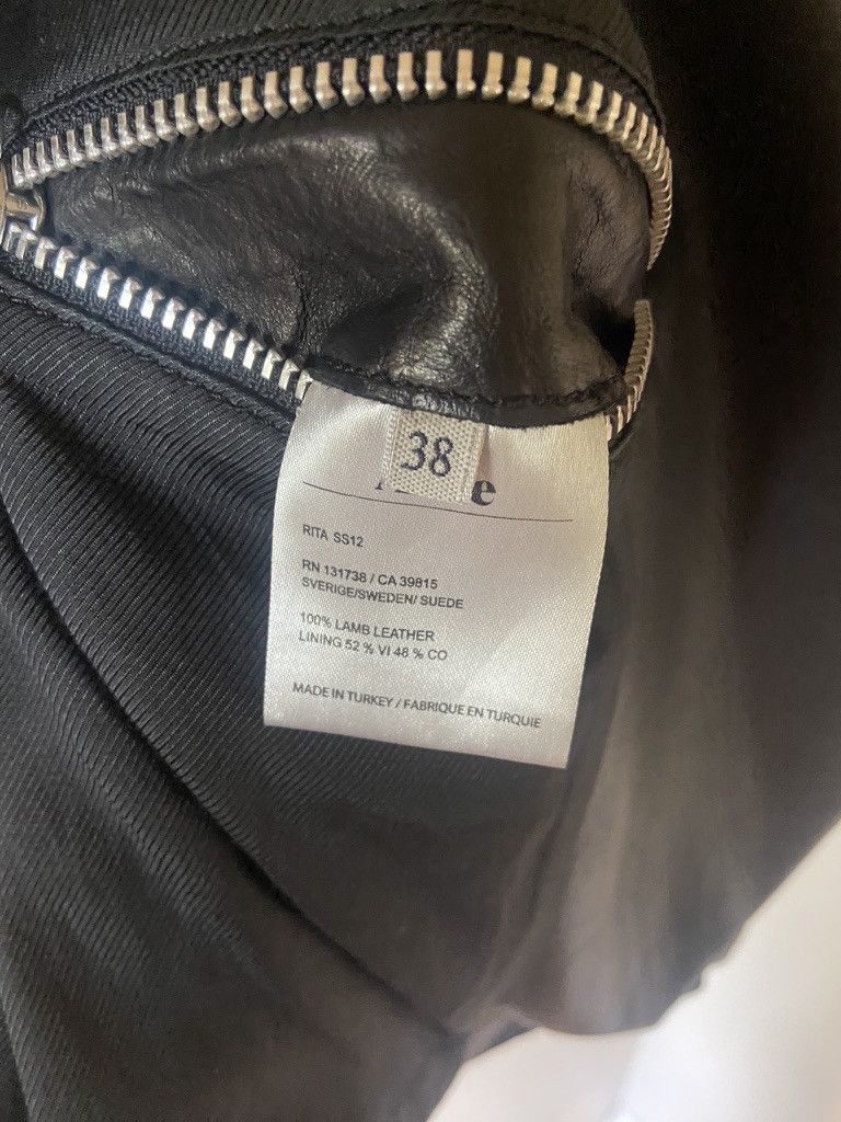 Acne Studios ACNE STUDIOS LEATHER JACKET Size S / US 4 / IT 40 - 3 Thumbnail
