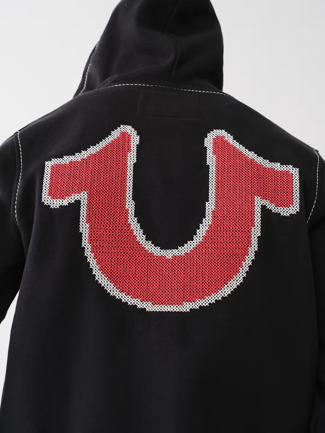 True Religion True Religion Big T Hoodie Black / Red sz. XXL (msrp:$159) Size US XXL / EU 58 / 5 - 1 Thumbnail
