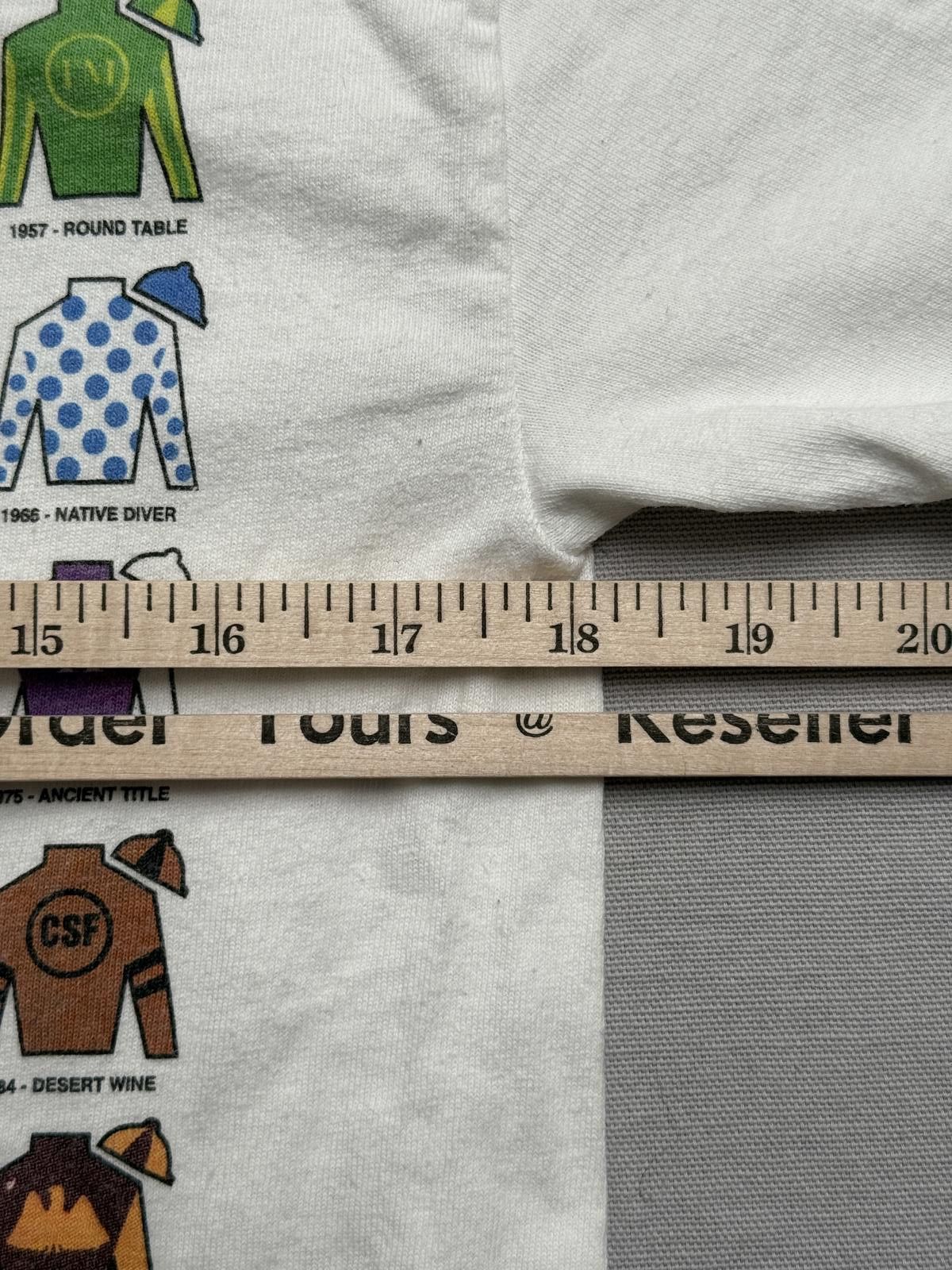 Jerzees Hollywood Park Horse Track t-shirt 2008 Gold Cup Jockey M Size US M / EU 48-50 / 2 - 7 Thumbnail