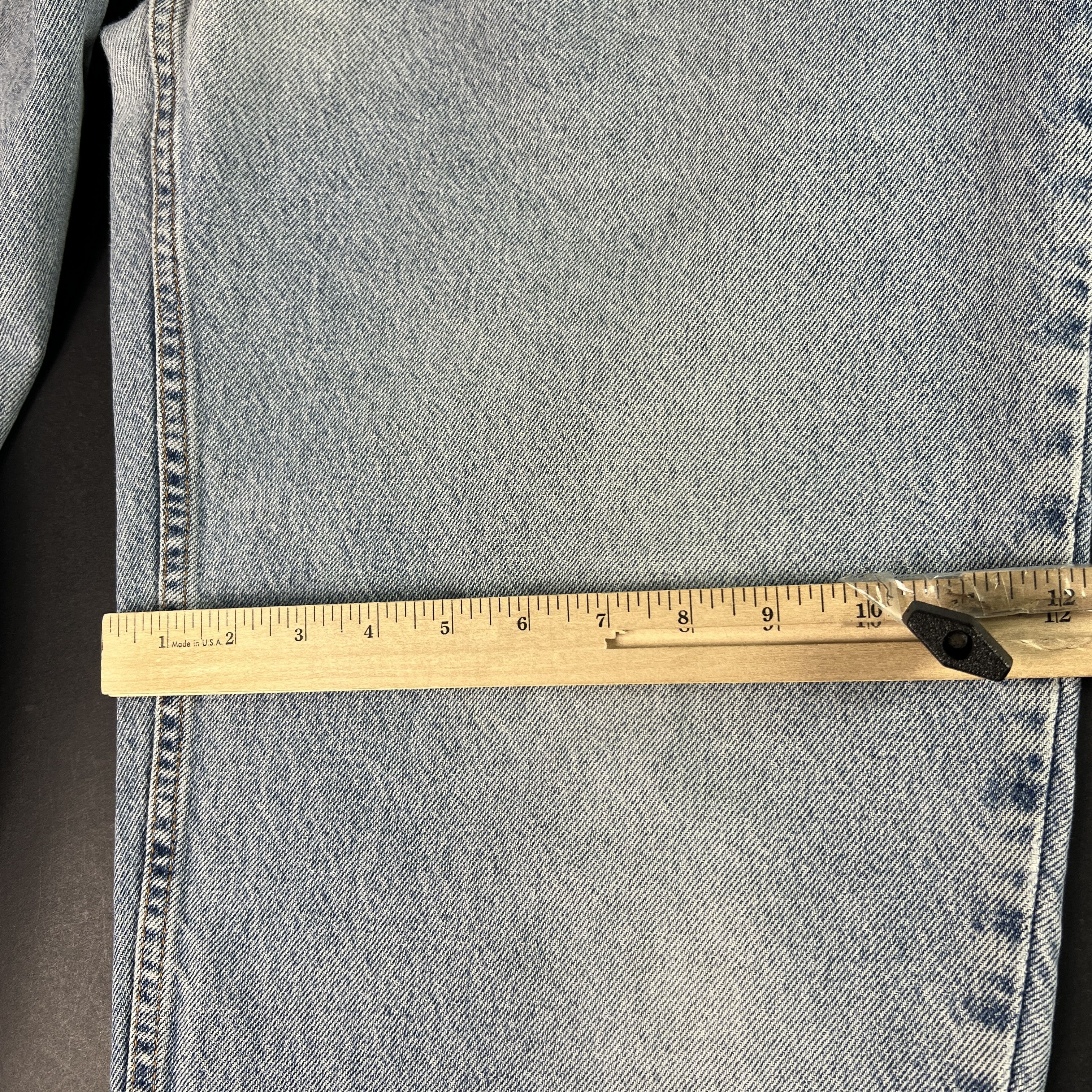 Levi's VTG 90s Levis Jeans 560 Loose Tapered Blue Denim Orange Tab Size US 37 - 17 Thumbnail