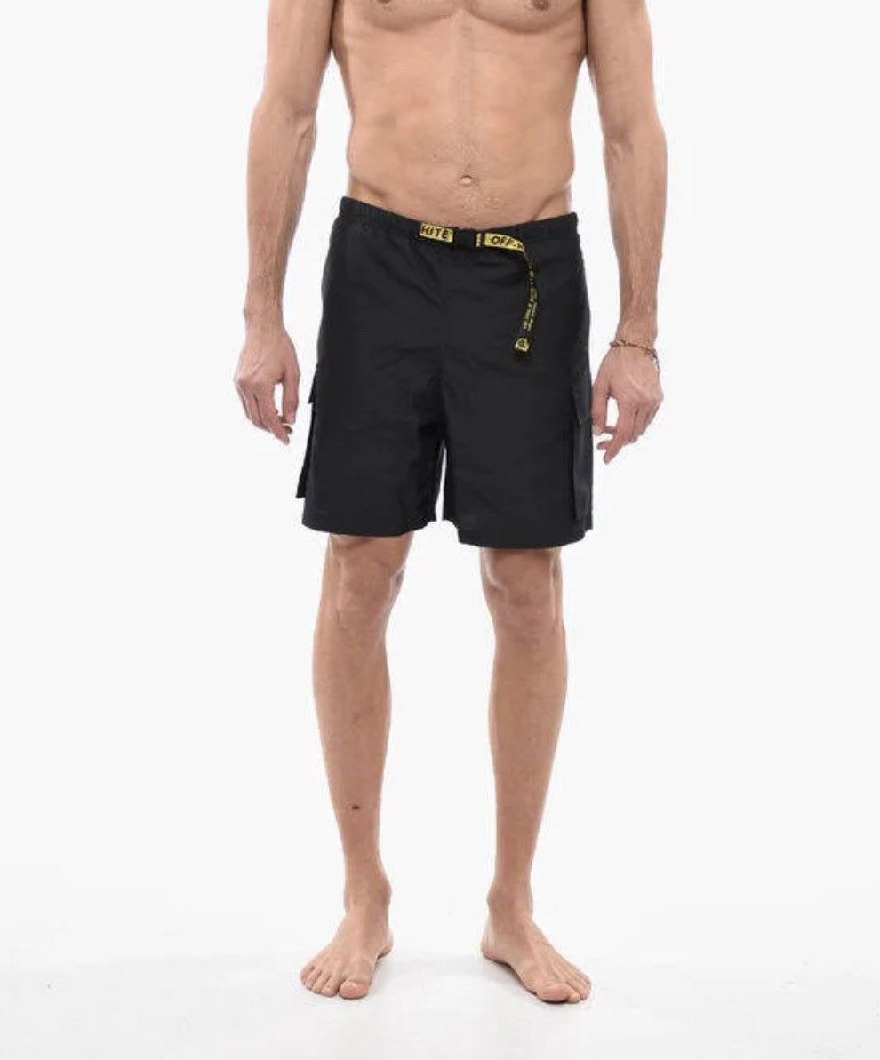 Off-White NWT Off-White Classic Belted Cargo Swim Shorts Size US 40 / EU 56 - 1 Thumbnail