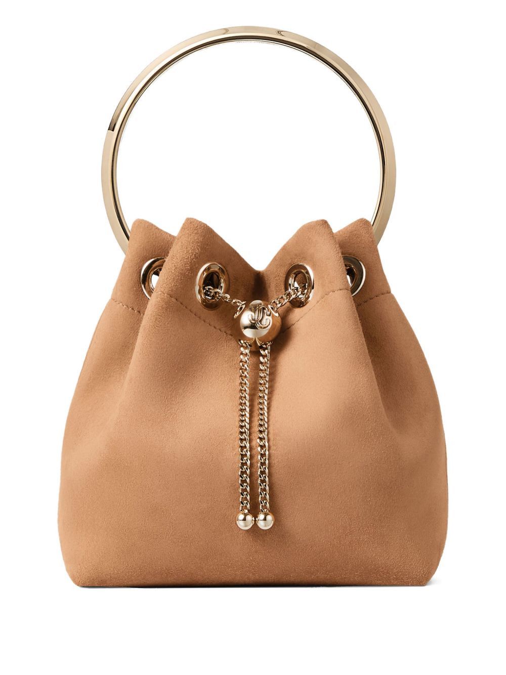 Jimmy Choo Bon Bon Leather Bucket Bag, Women's