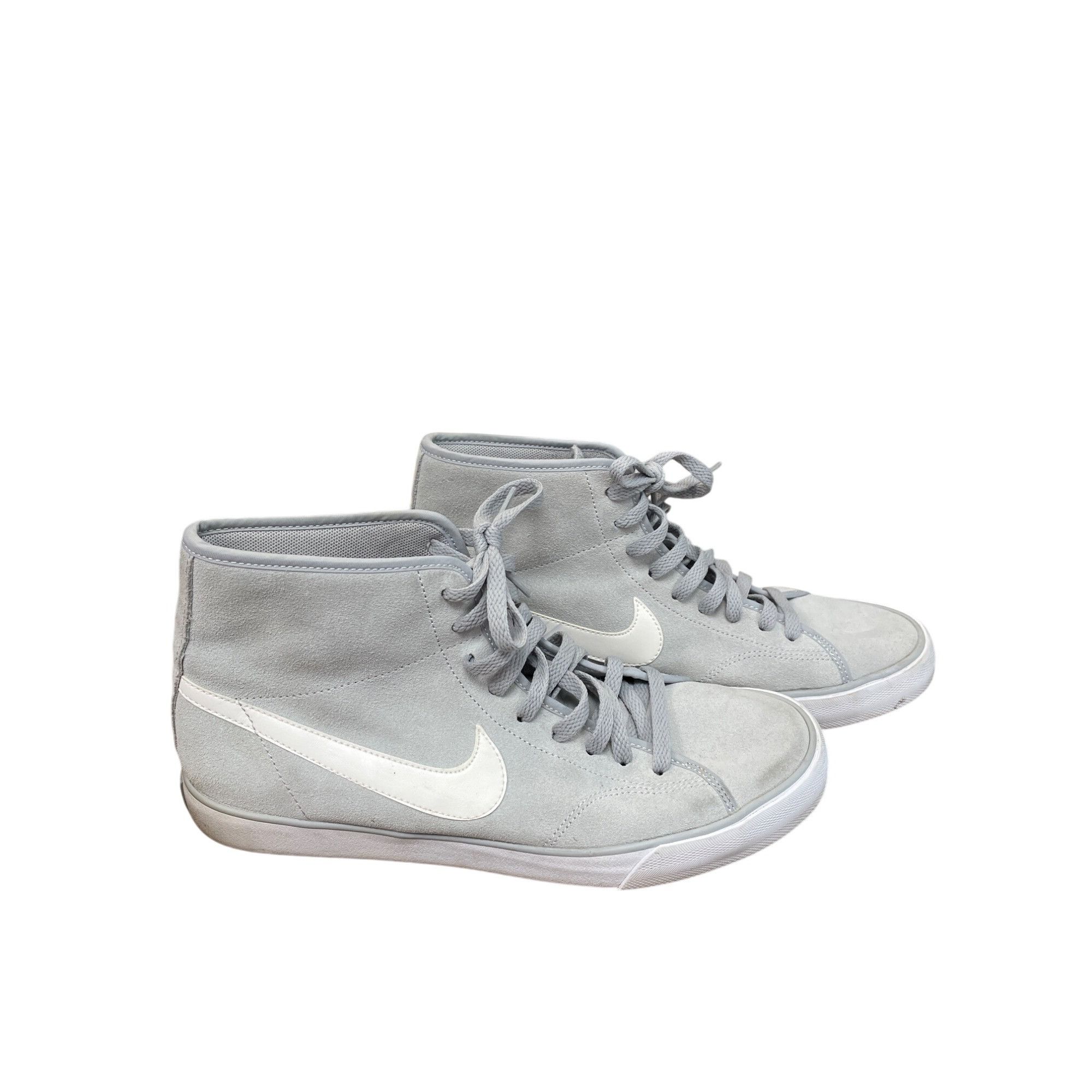 Nike Nike Primo Court Mid Suede Top gray white Sneakers Size 10 S Size US 10 / EU 43 - 17 Thumbnail