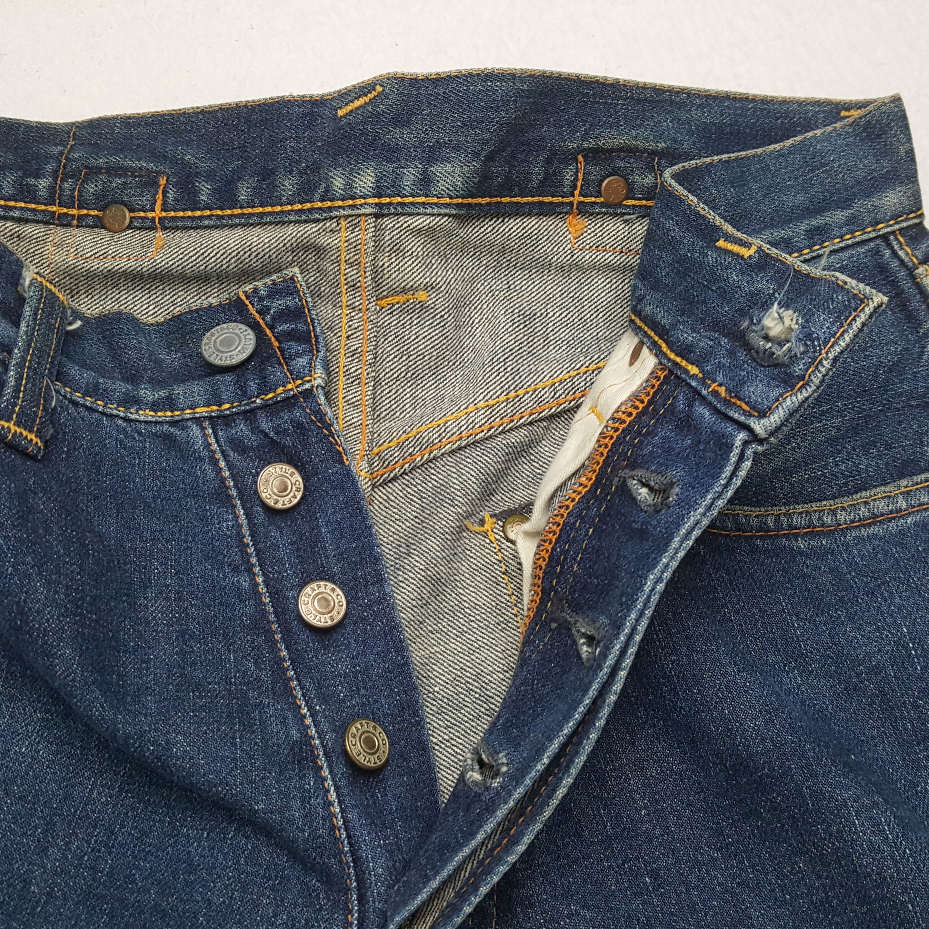 Evisu × Japanese Brand × Vintage EVIS Japanese Brand Streetwear Custom Daicock Jeans Size US 28 / EU 44 - 12 Thumbnail