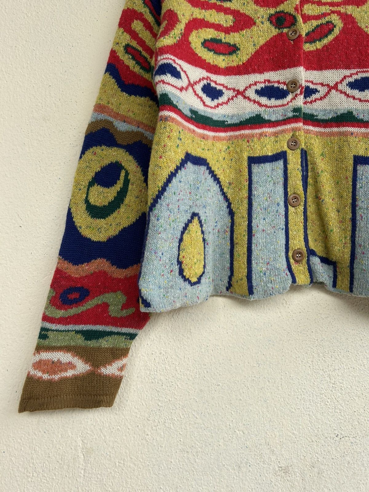 Oilily Oilily Button Ups Knitted Sweater Size S / US 4 / IT 40 - 5 Thumbnail