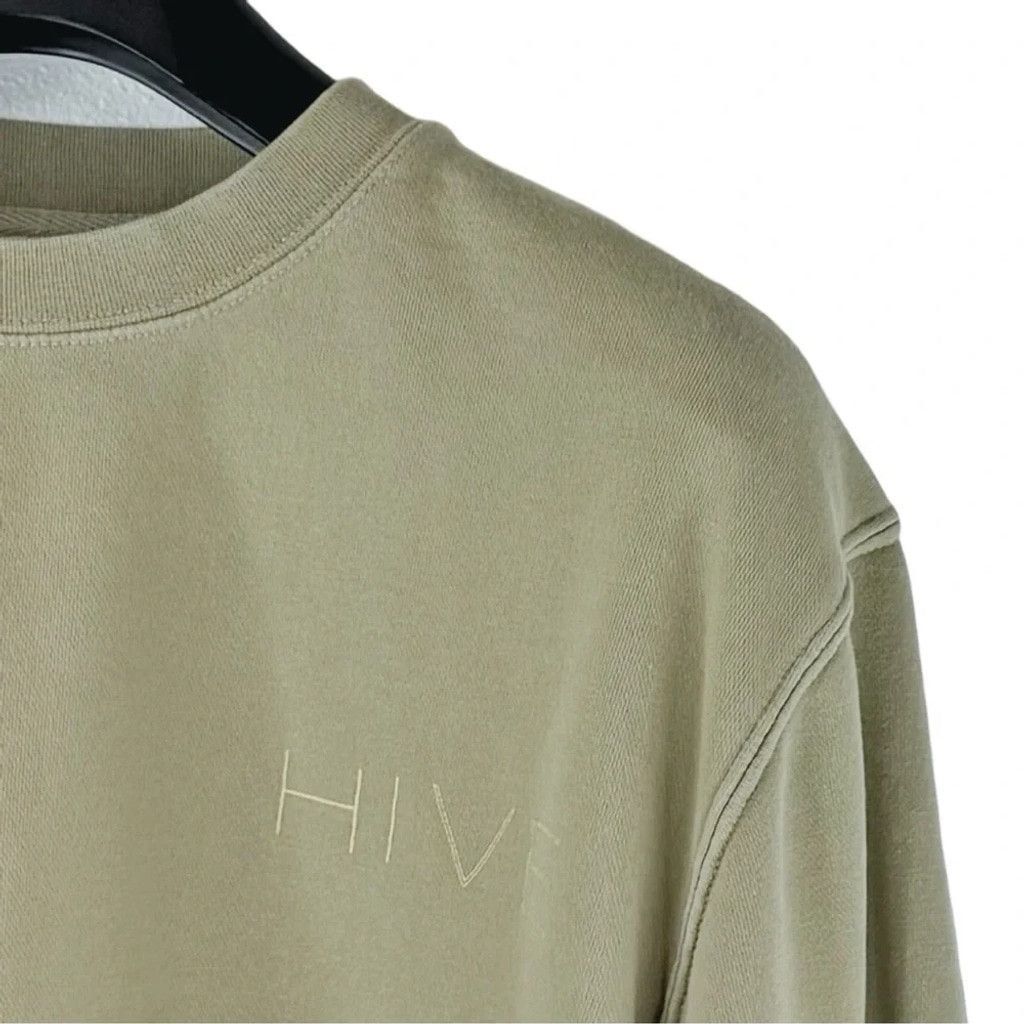 Independent Trading Co. BEAUTYBEEZ Women's Olive Green Sweatshirt Rose Gold Logos M Size M / US 6-8 / IT 42-44 - 3 Thumbnail