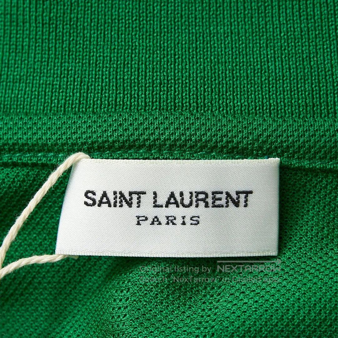 Saint Laurent Paris Saint Laurent Men's Logo Embroidered Polo. Size US M / EU 48-50 / 2 - 7 Thumbnail