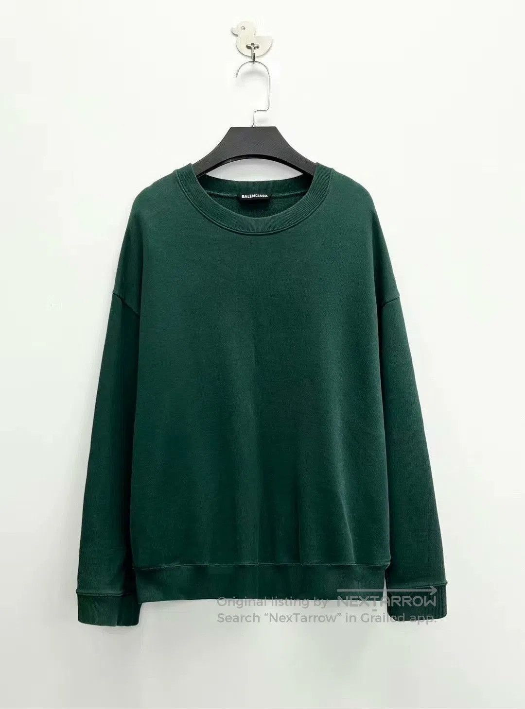 Balenciaga vintage green balenciaga logo sweatshirt. Size US L / EU 52-54 / 3 - 2 Thumbnail