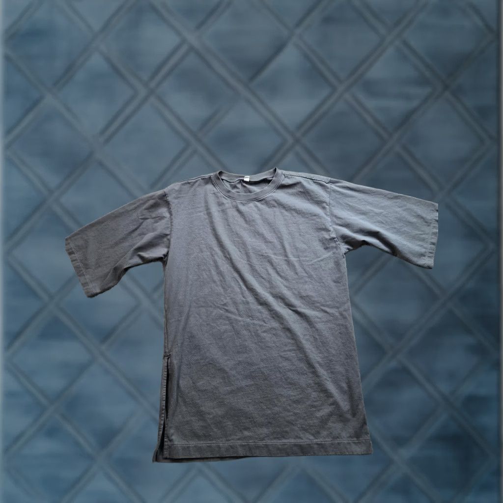 Uniqlo Uniqlo T Shirt Dress Womens XS Gray Half Sleeve Side Slit Cotton Casual Size XS / US 0-2 / IT 36-38 - 1 Thumbnail
