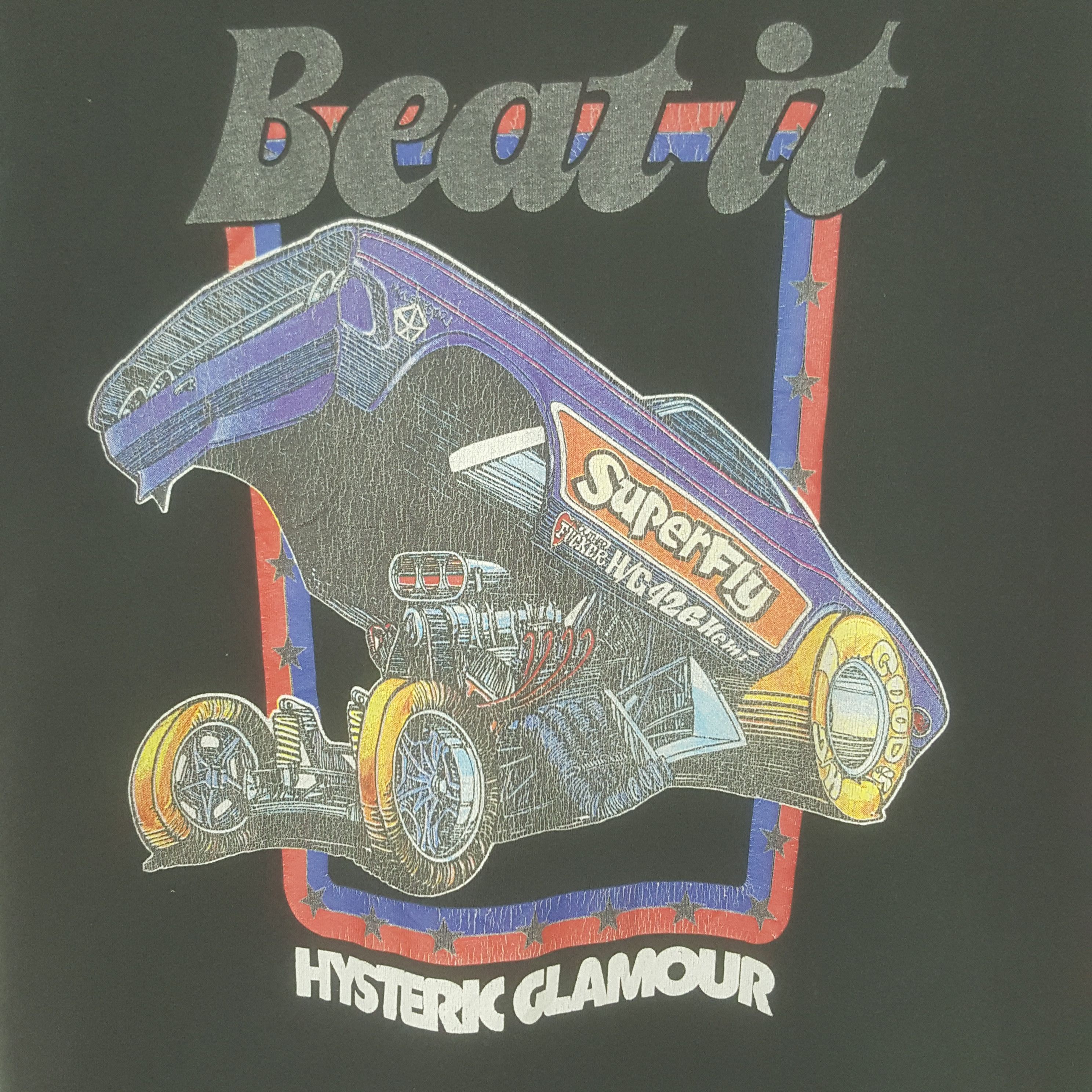Hysteric Glamour × Japanese Brand × Vintage Vintage Hysteric Glamour Japanese Brand Racing Tshirt Size XS / US 0-2 / IT 36-38 - 2 Thumbnail