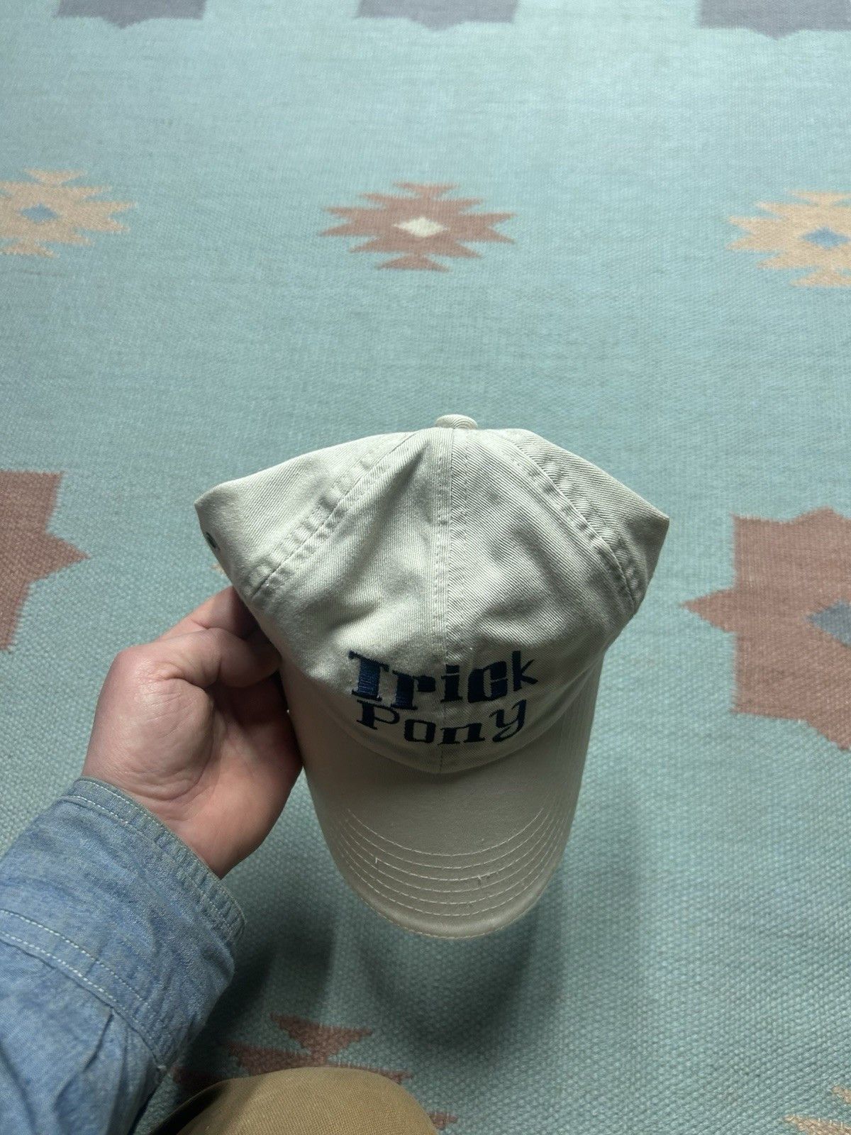 Vintage Vtg strapbac hat dad Trick Pony country music band Nashville Size ONE SIZE - 3 Thumbnail