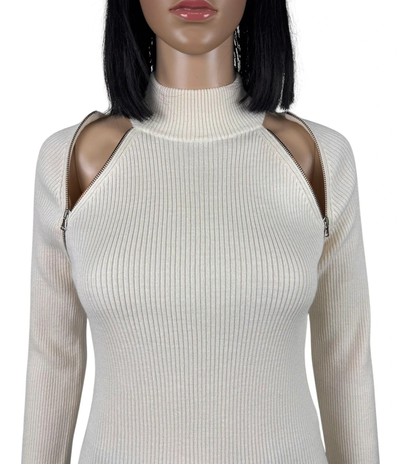 Dolce & Gabbana Dolce & Gabbana Vintage Ribbed Knit Jumper Viscose Wool Size M / US 6-8 / IT 42-44 - 5 Thumbnail