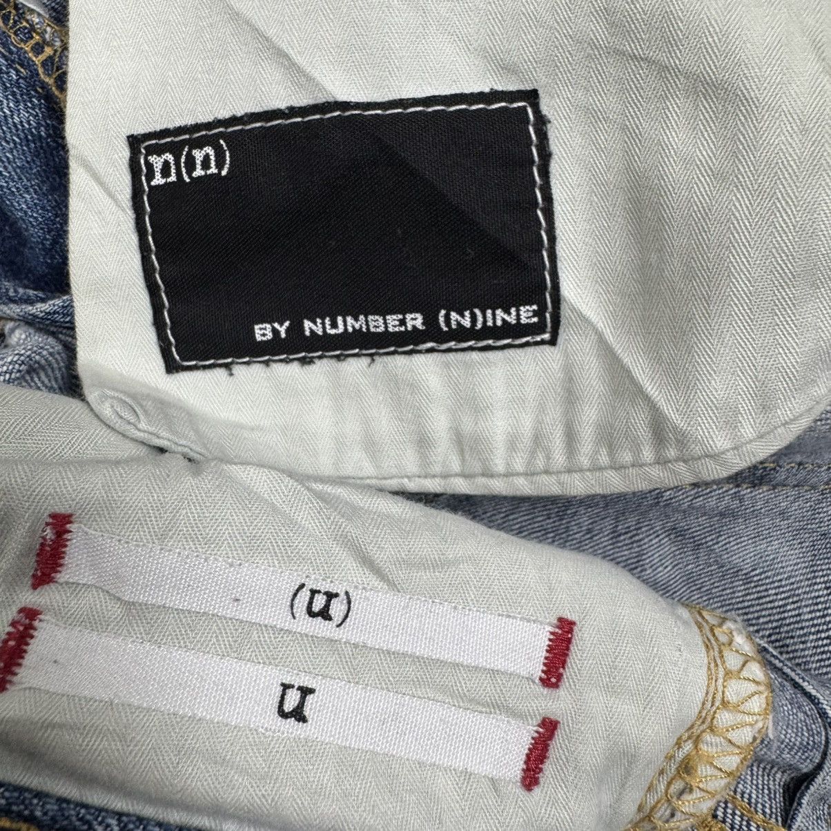 Number (N)ine 🌟NUMBER NINE X ROLLING STONES 501 DENIM JEANS PANTS Size US 30 / EU 46 - 14 Thumbnail