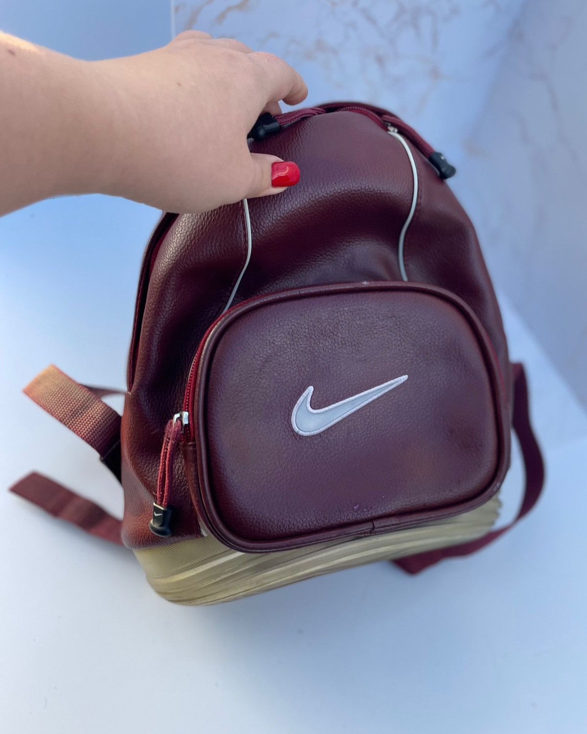Nike Nike vintage leather backpack Size ONE SIZE - 17 Thumbnail