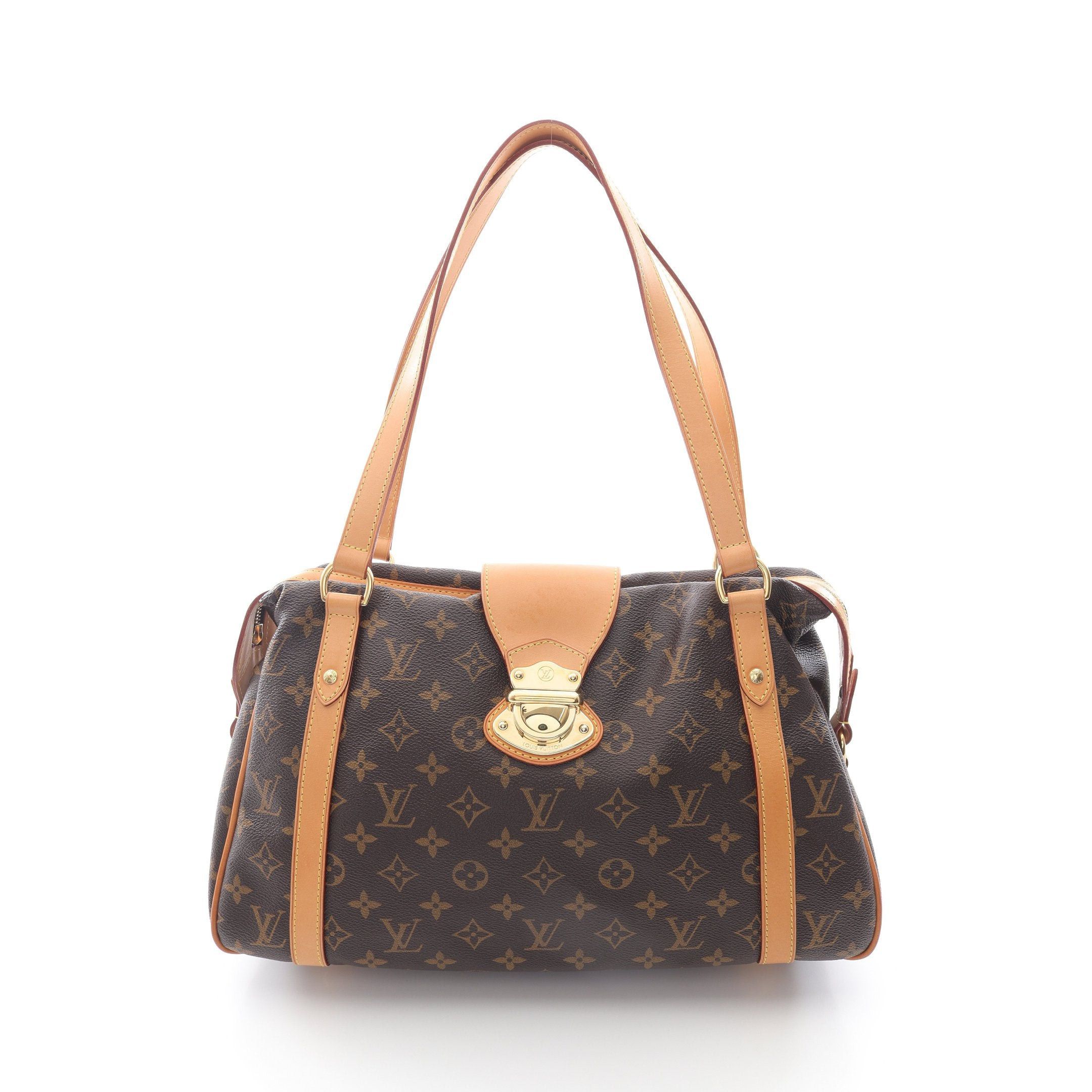 Louis Vuitton Louis Vuitton Stresa Pm Monogram Shoulder Bag Leather Brown Size ONE SIZE - 1 Thumbnail