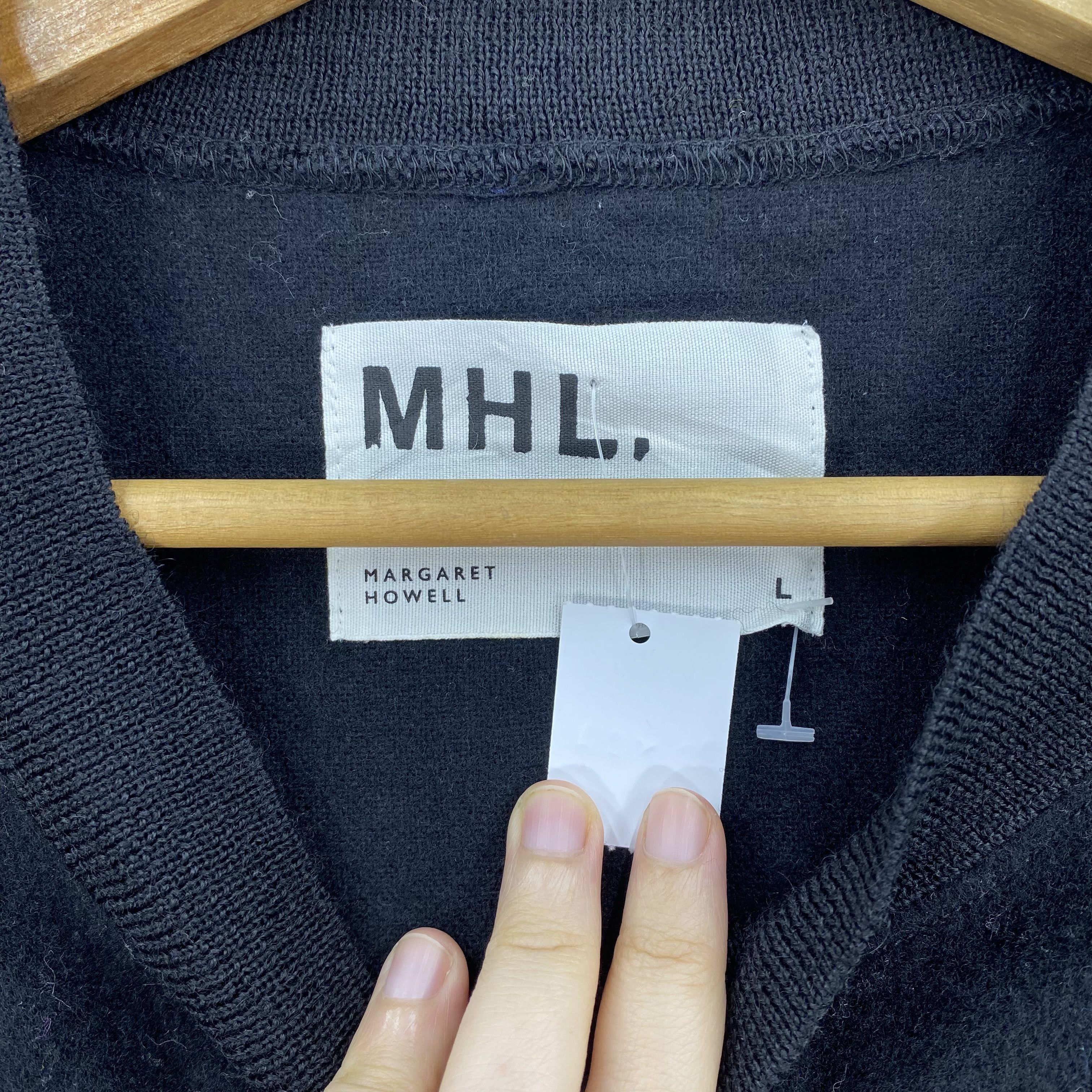 Margaret Howell Vintage 90s Margaret Howell Plain Pullover Wool Sweatshirt Size US M / EU 48-50 / 2 - 5 Thumbnail