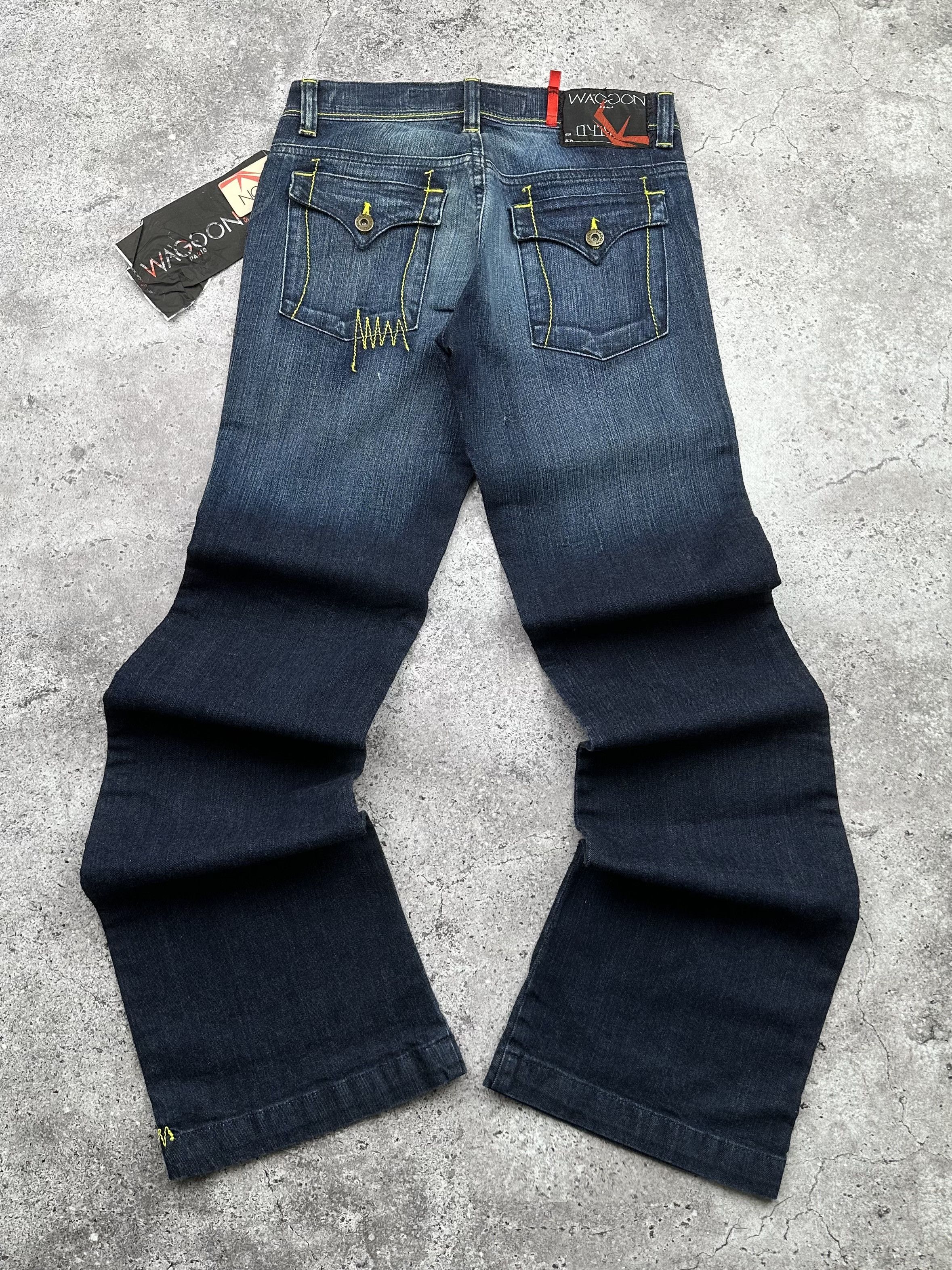 Japanese Brand Vintage Flare Jeans C579(V626) Size 25" / US 0 / IT 36 - 5 Thumbnail