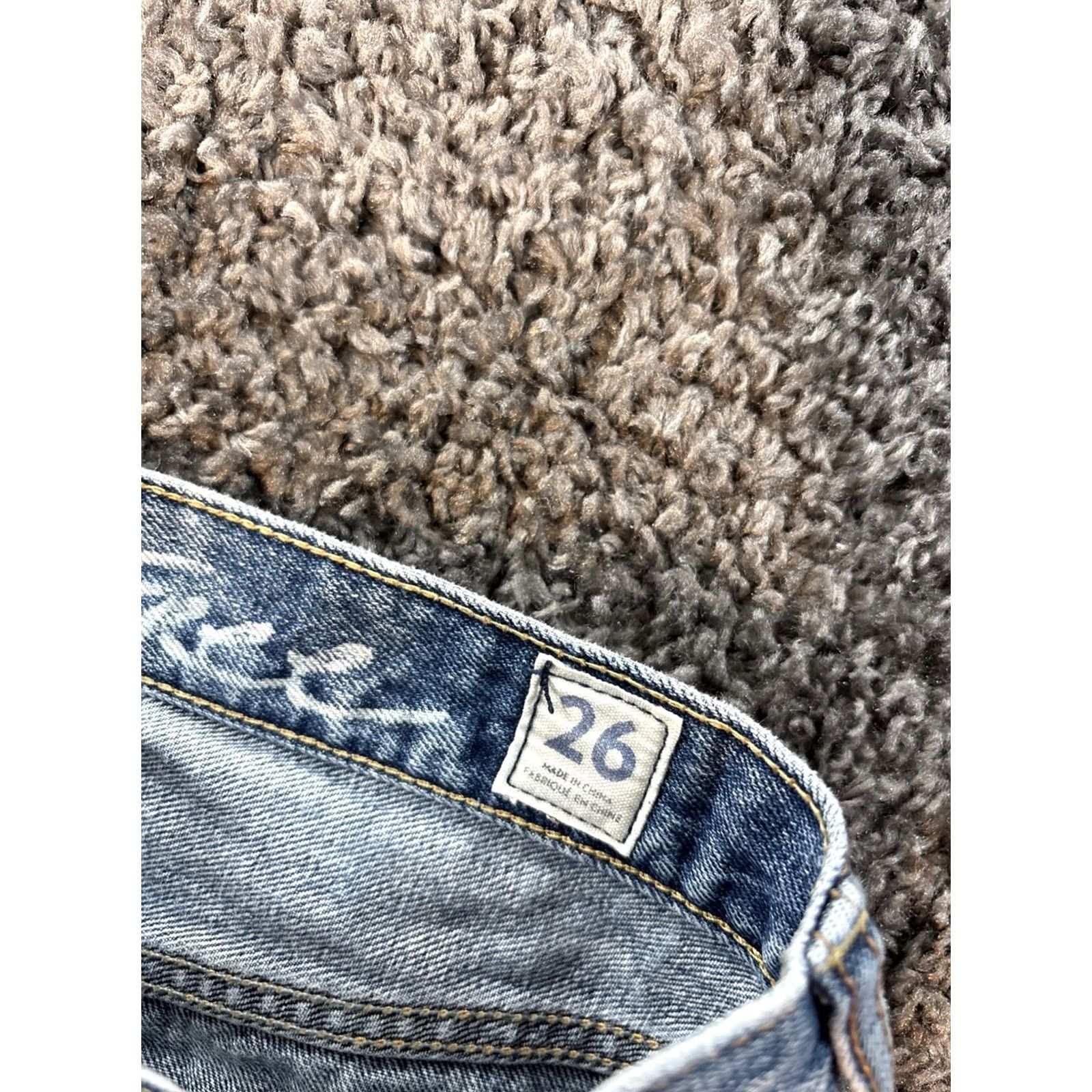 Vintage We The Free People Shorts Women 26 High Rise Denim Distressed Button Fly Casual Denim Shorts Bohemian Festival 5-Pocket Womens XS? Size 26" / US 2 / IT 38 - 4 Thumbnail